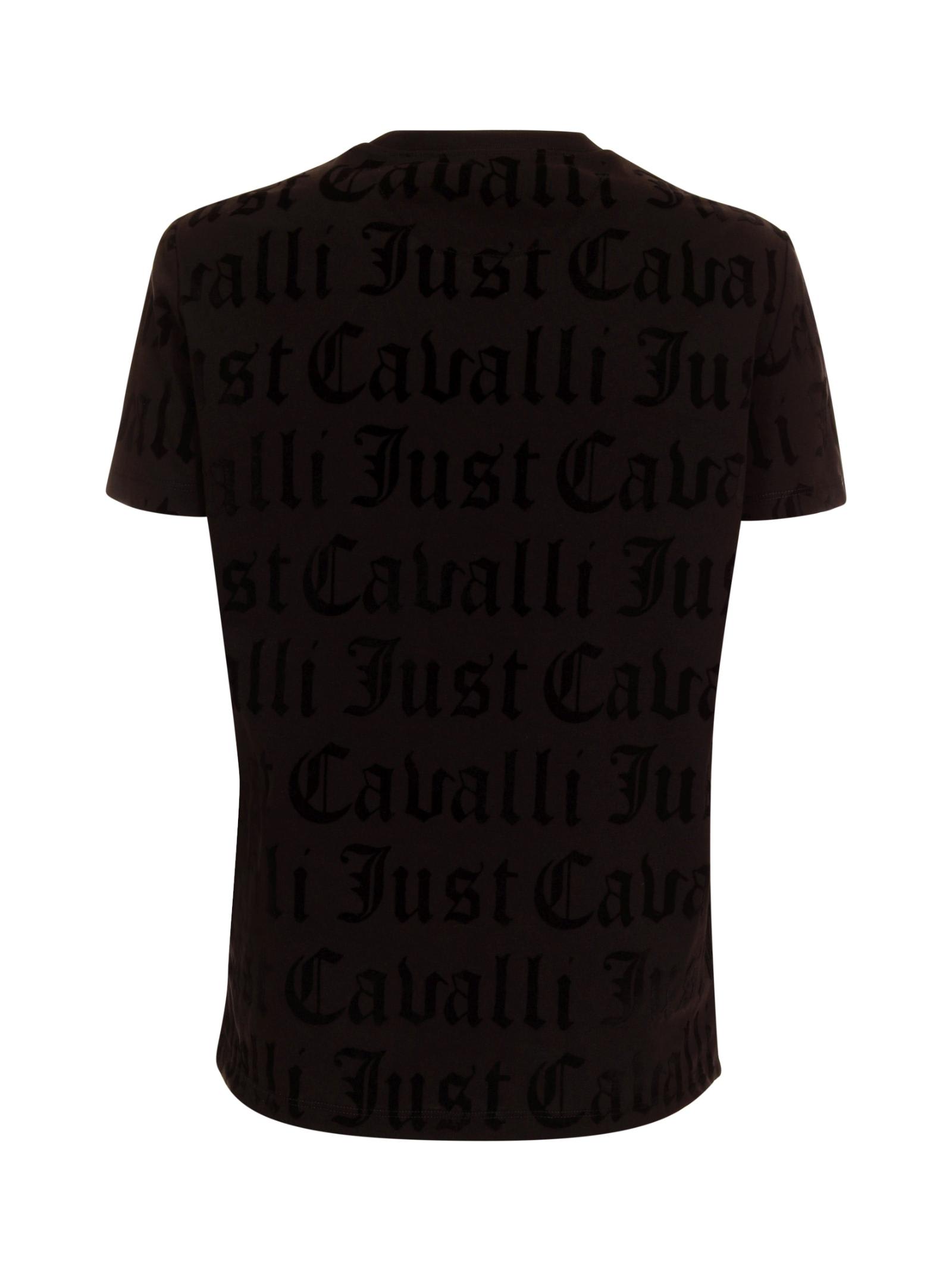 Just Cavalli T-shirts And Polos In Black