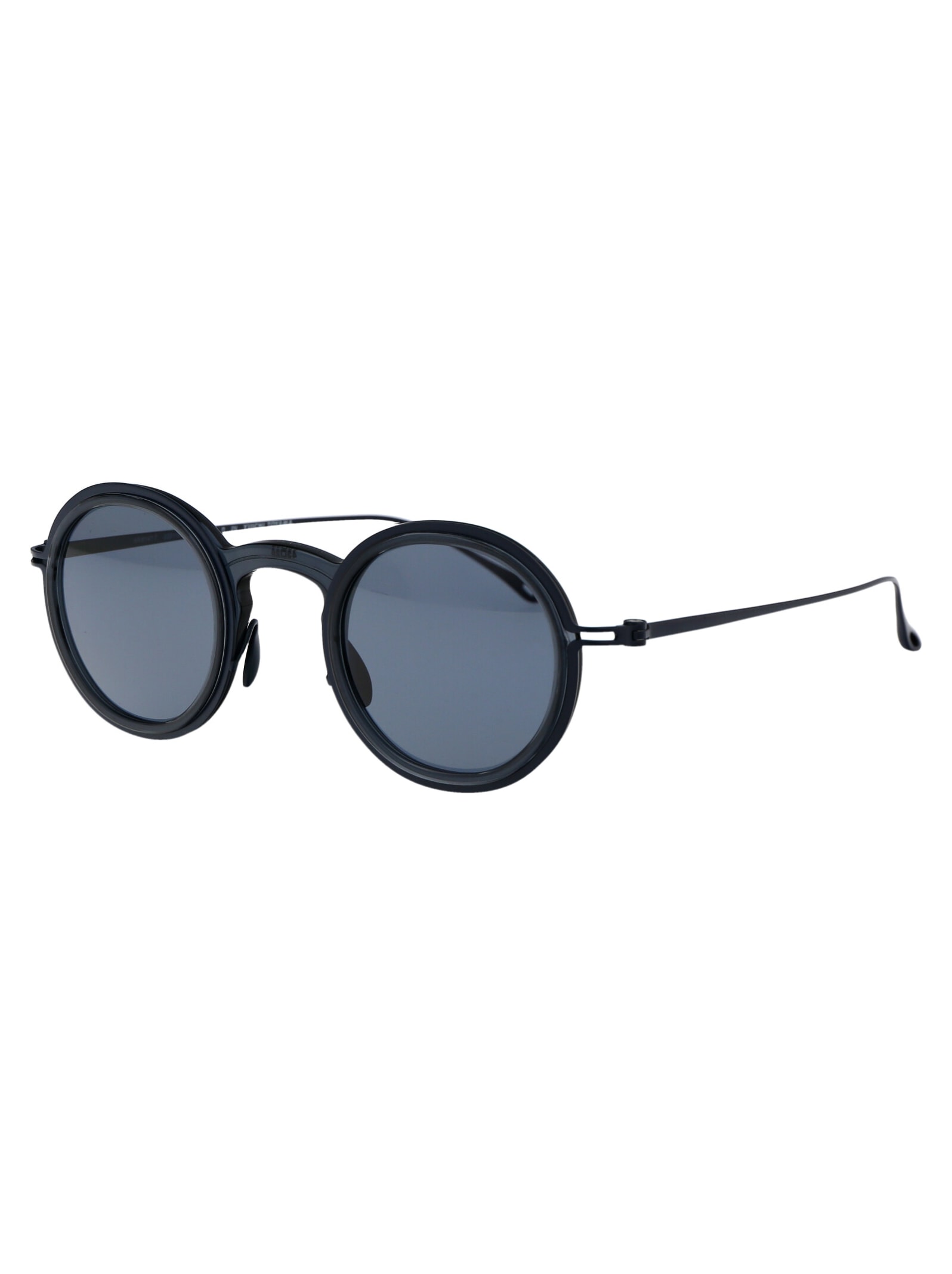 Shop Giorgio Armani 0ar6147t Sunglasses In 335119 Shiny Transparent Blue