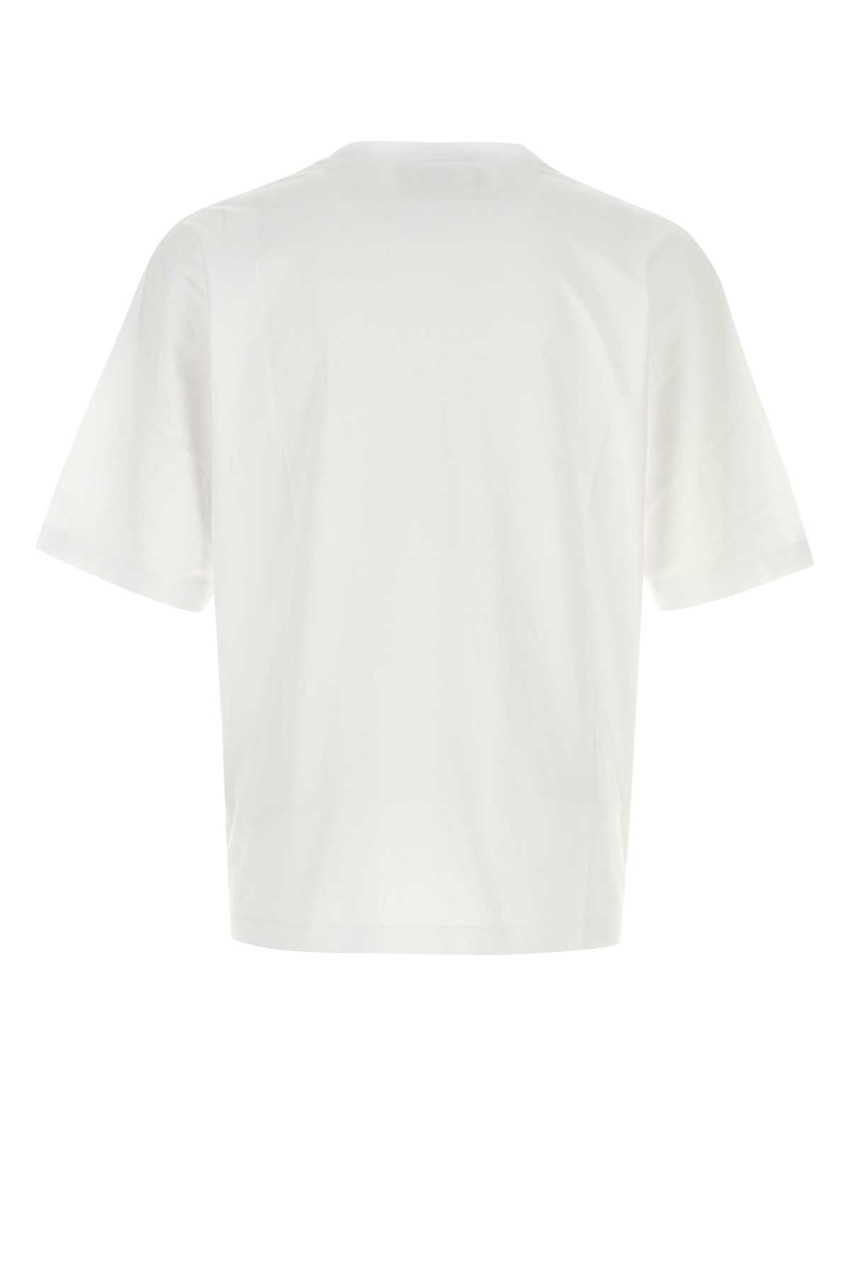 Dsquared2 Oversized Graphic Print Crew Neck T-shirt In White
