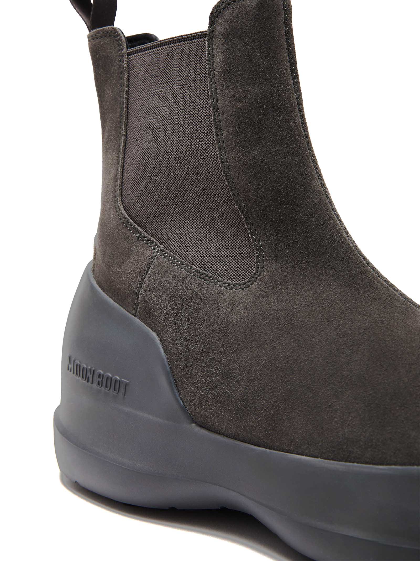 Shop Moon Boot Luna Chelsea Boots In Grey