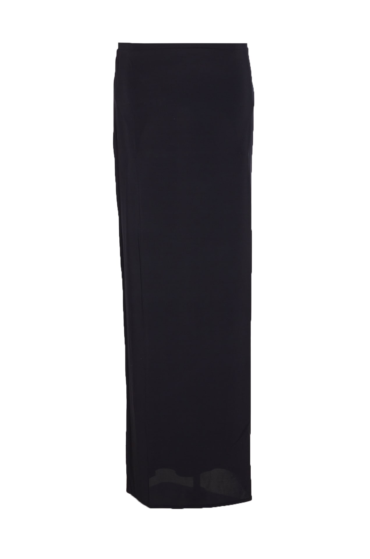 Jean Paul Gaultier Long Skirt In Black