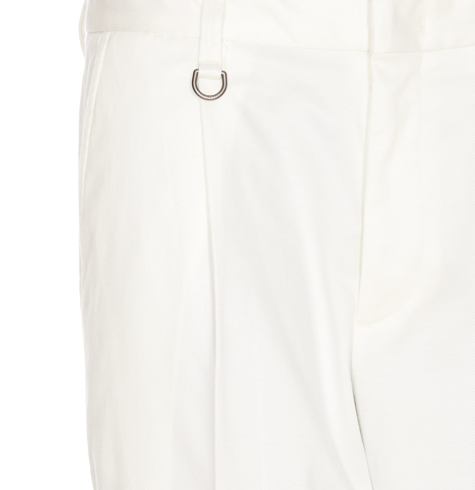 Shop Paolo Pecora Pants In White