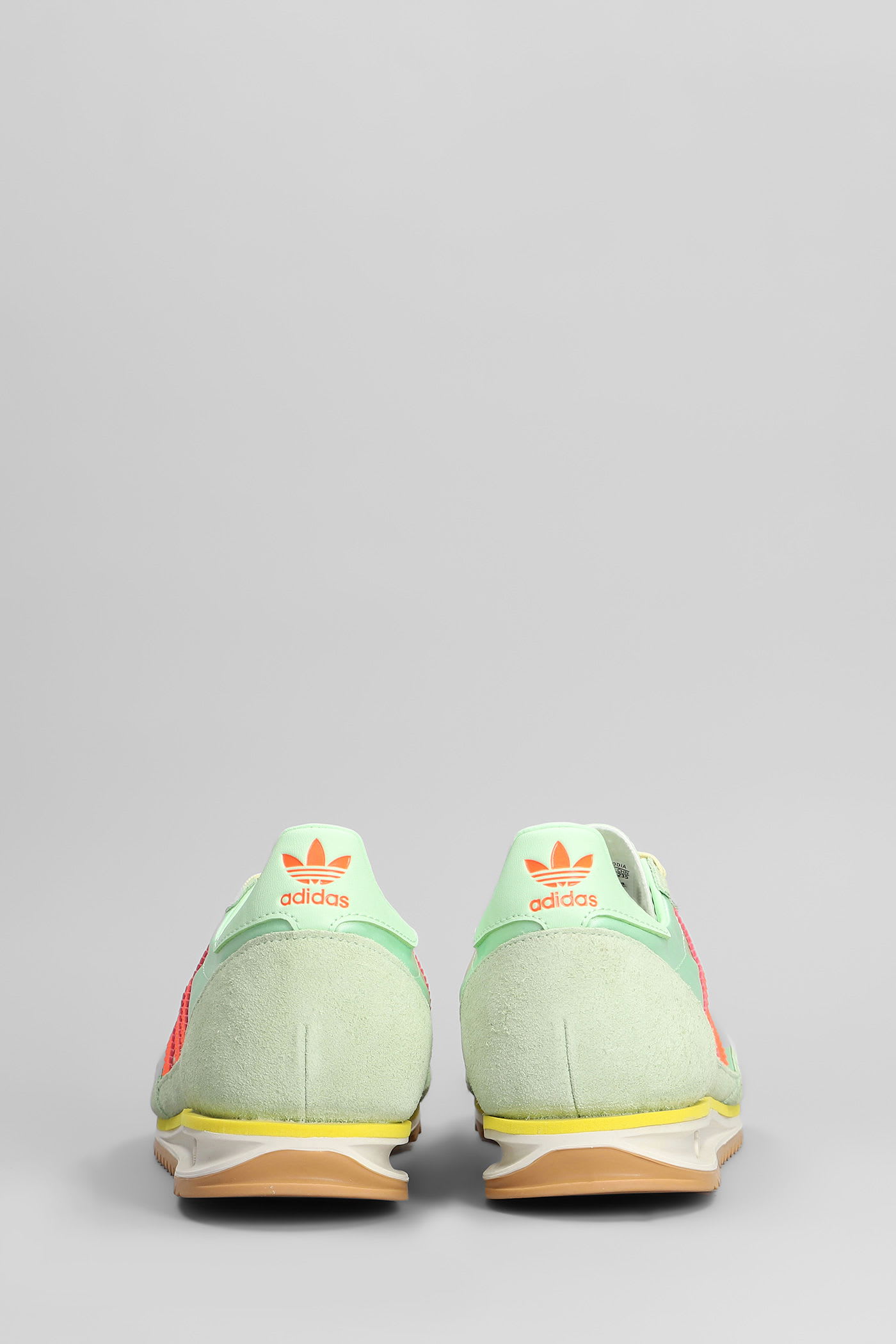 Adidas Originals Sl 72 Og Sneakers In Green Suede And Fabric In Green