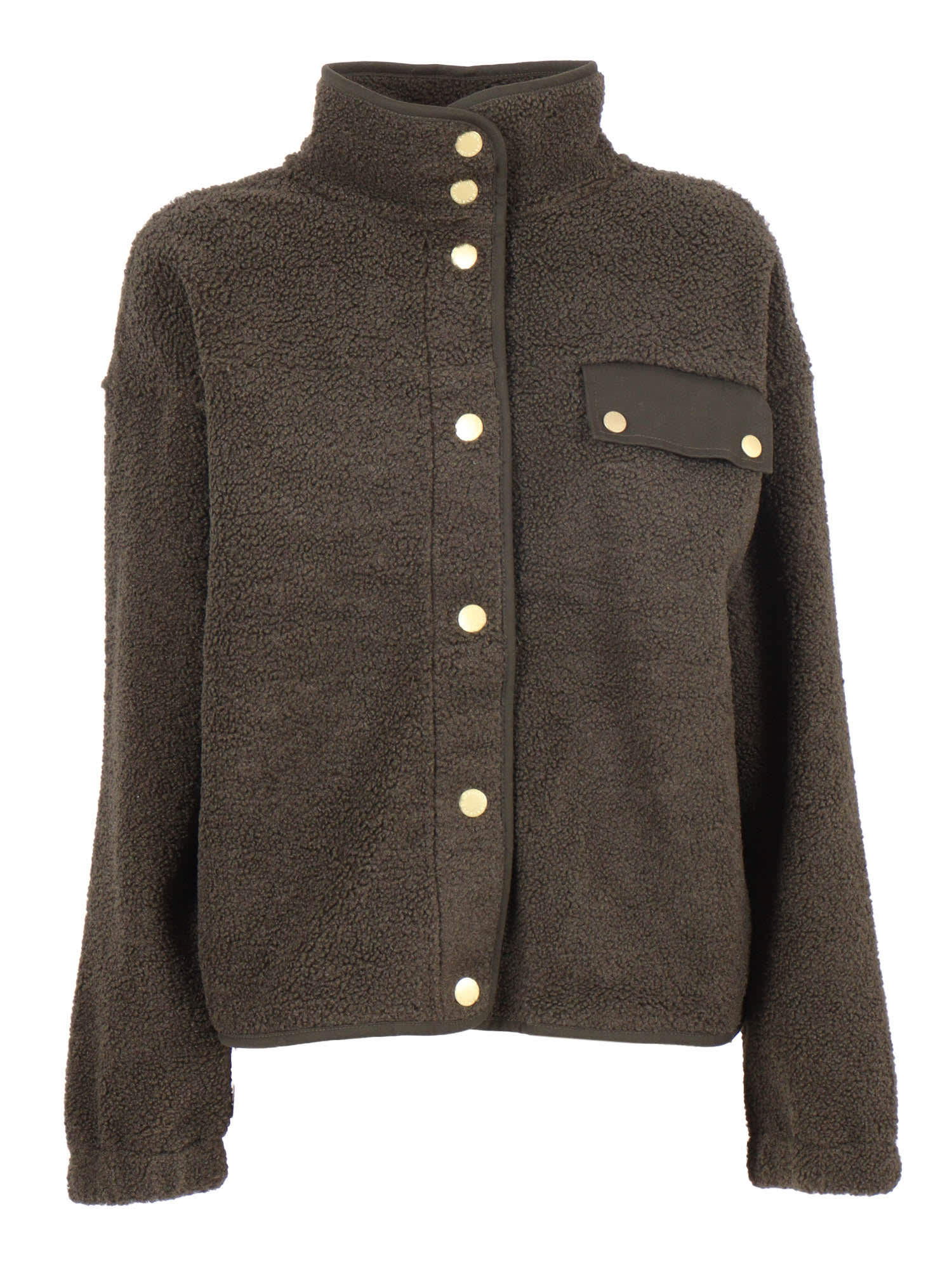 Barbour Buttoned Pocket Jacket In Neutral