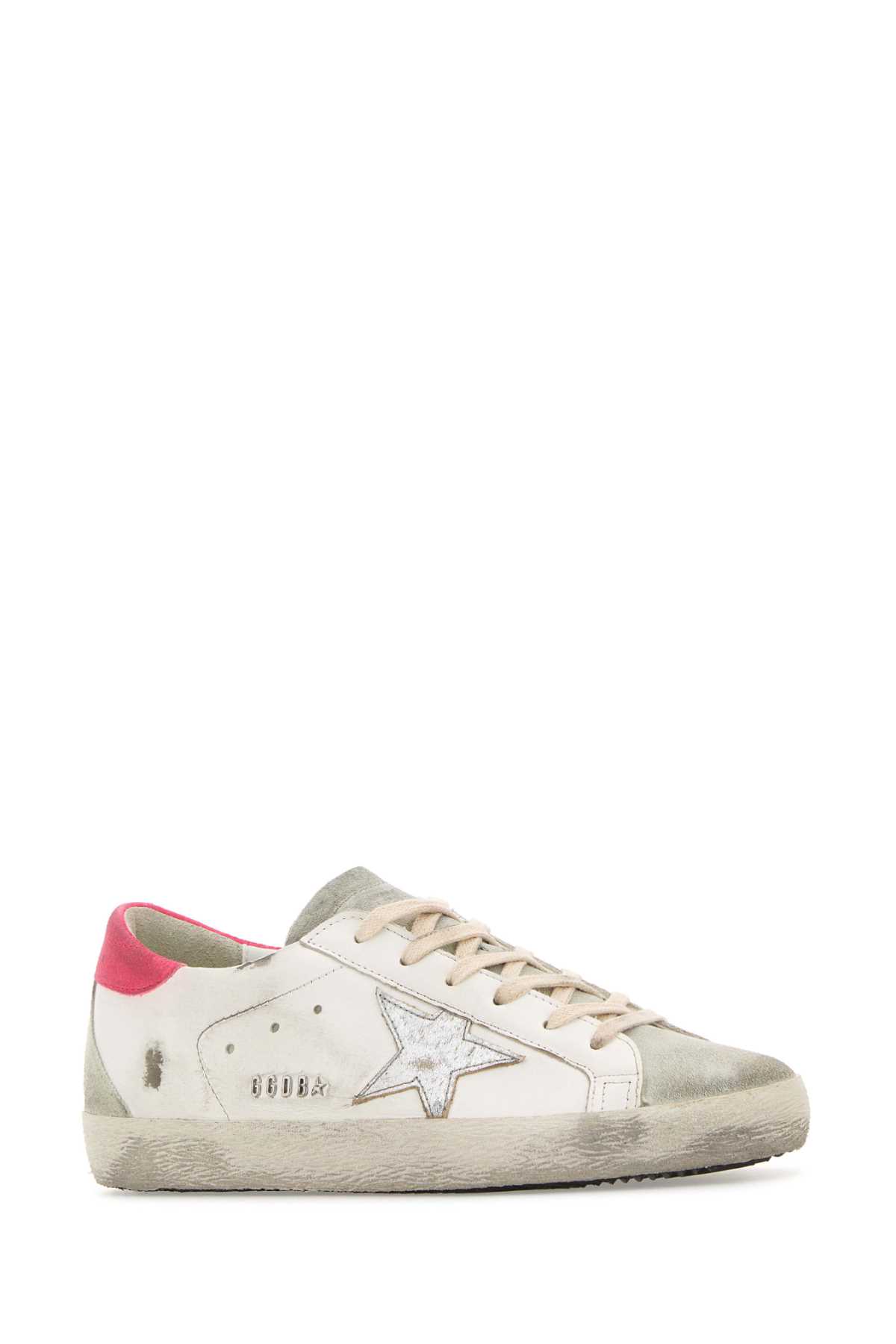 Shop Golden Goose Multicolor Leather Superstar Sneakers In Whiteicesilverlobsterfluo
