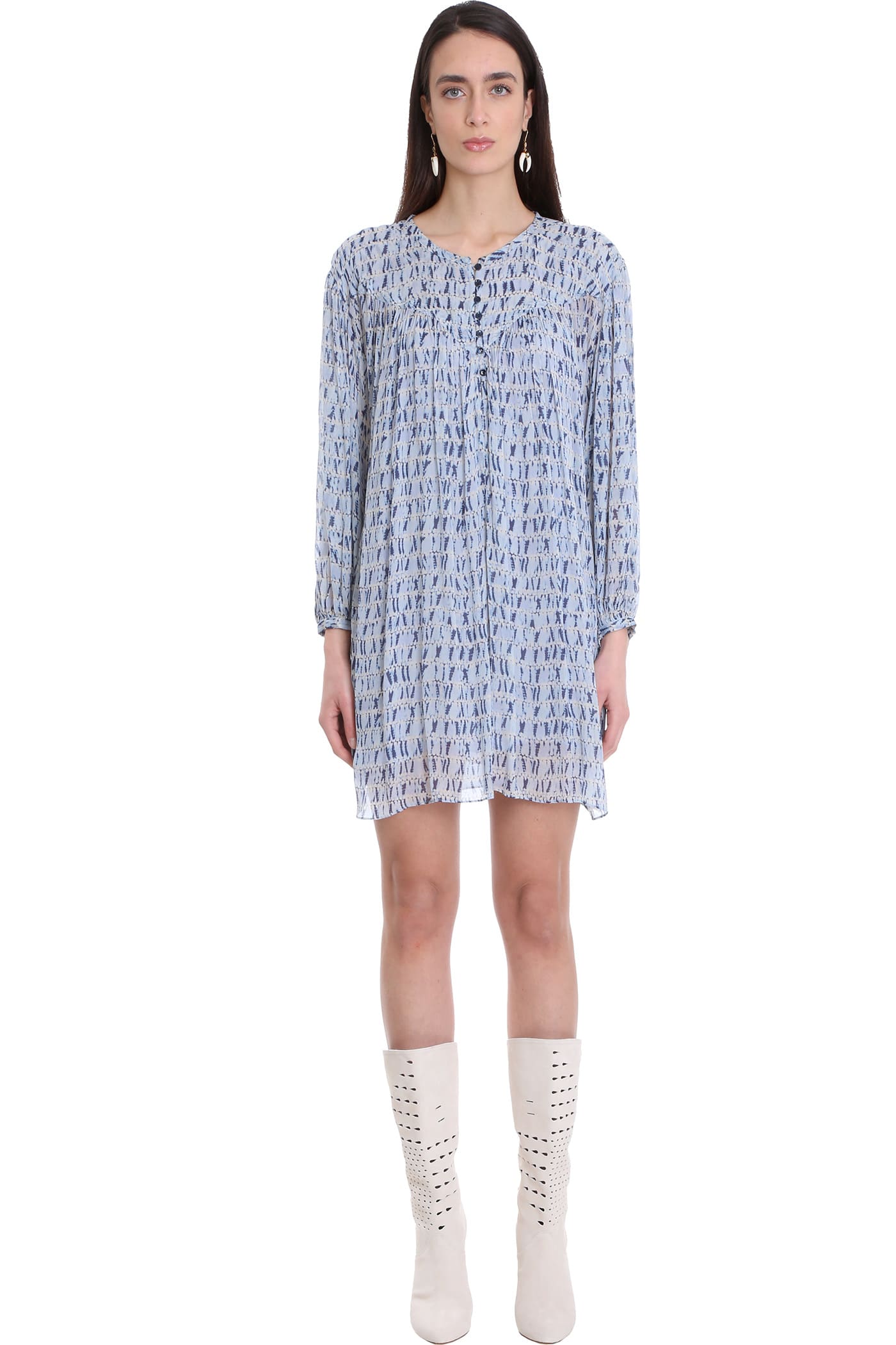 Photo of  Isabel Marant ?oile Dress In Blue Viscose- shop Isabel Marant ?oile Dresses online sales