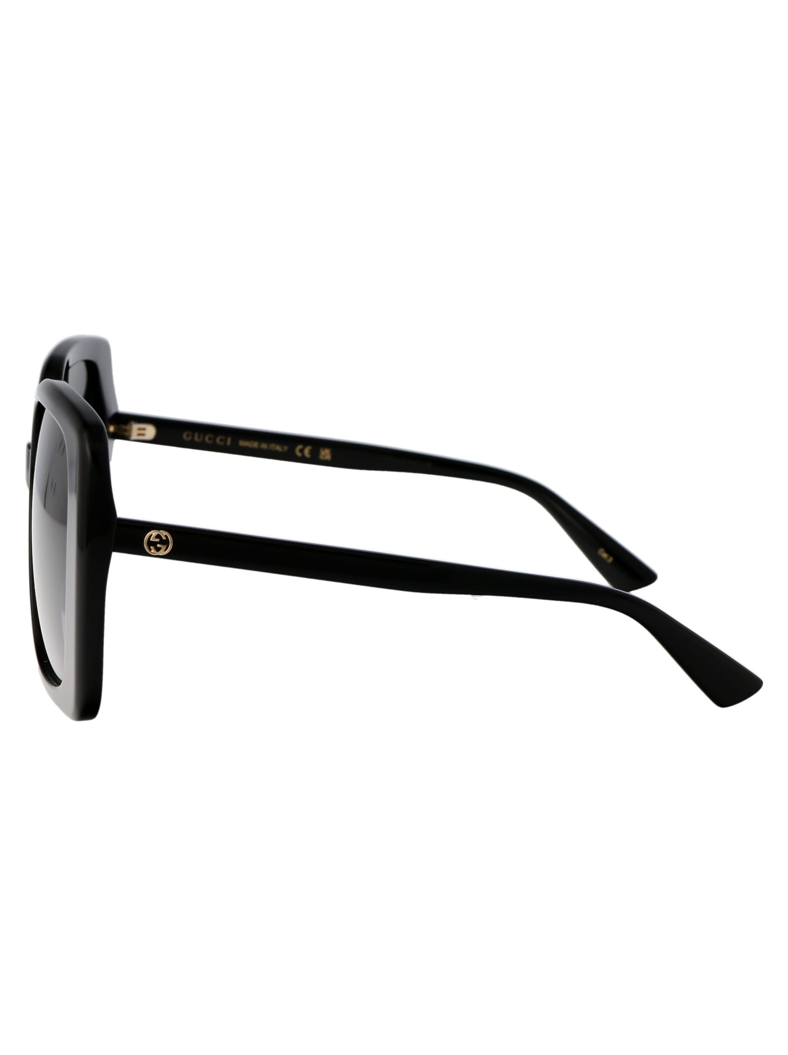 Gucci Grey Square Ladies Sunglasses Gg1314s 001 55 In Black