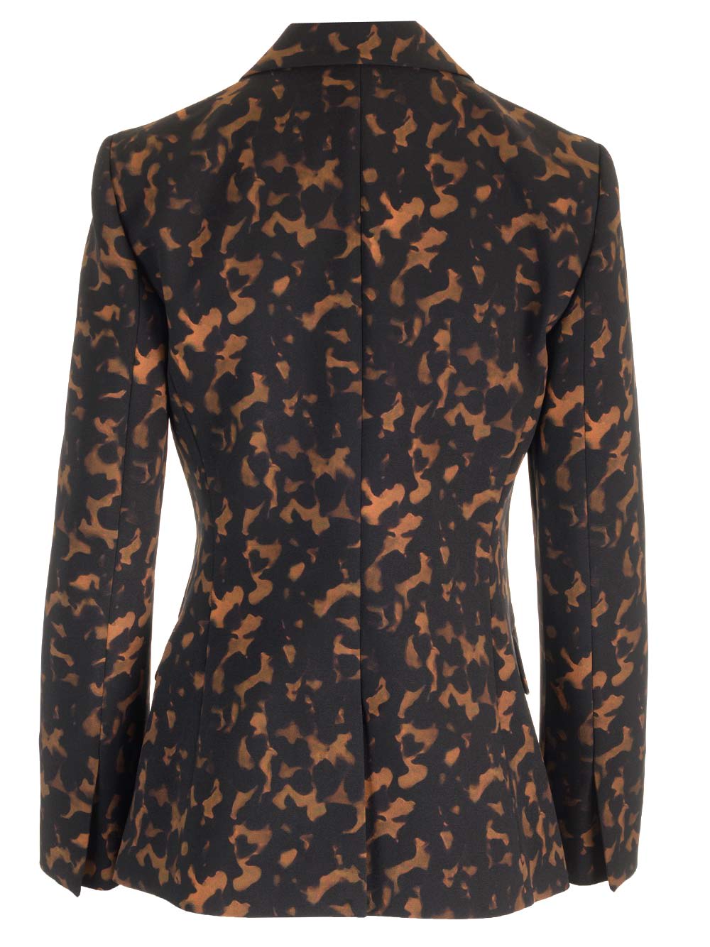 Shop Theory Classic Printed Blazer In Black/brown