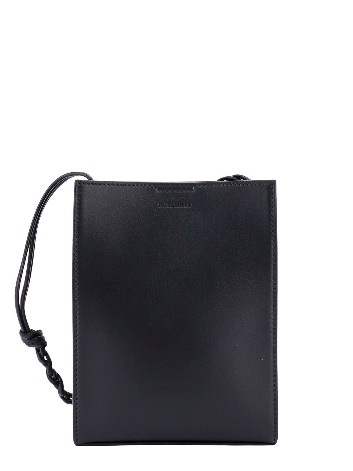 Shop Jil Sander Tangle Shoulder Bag In Nero