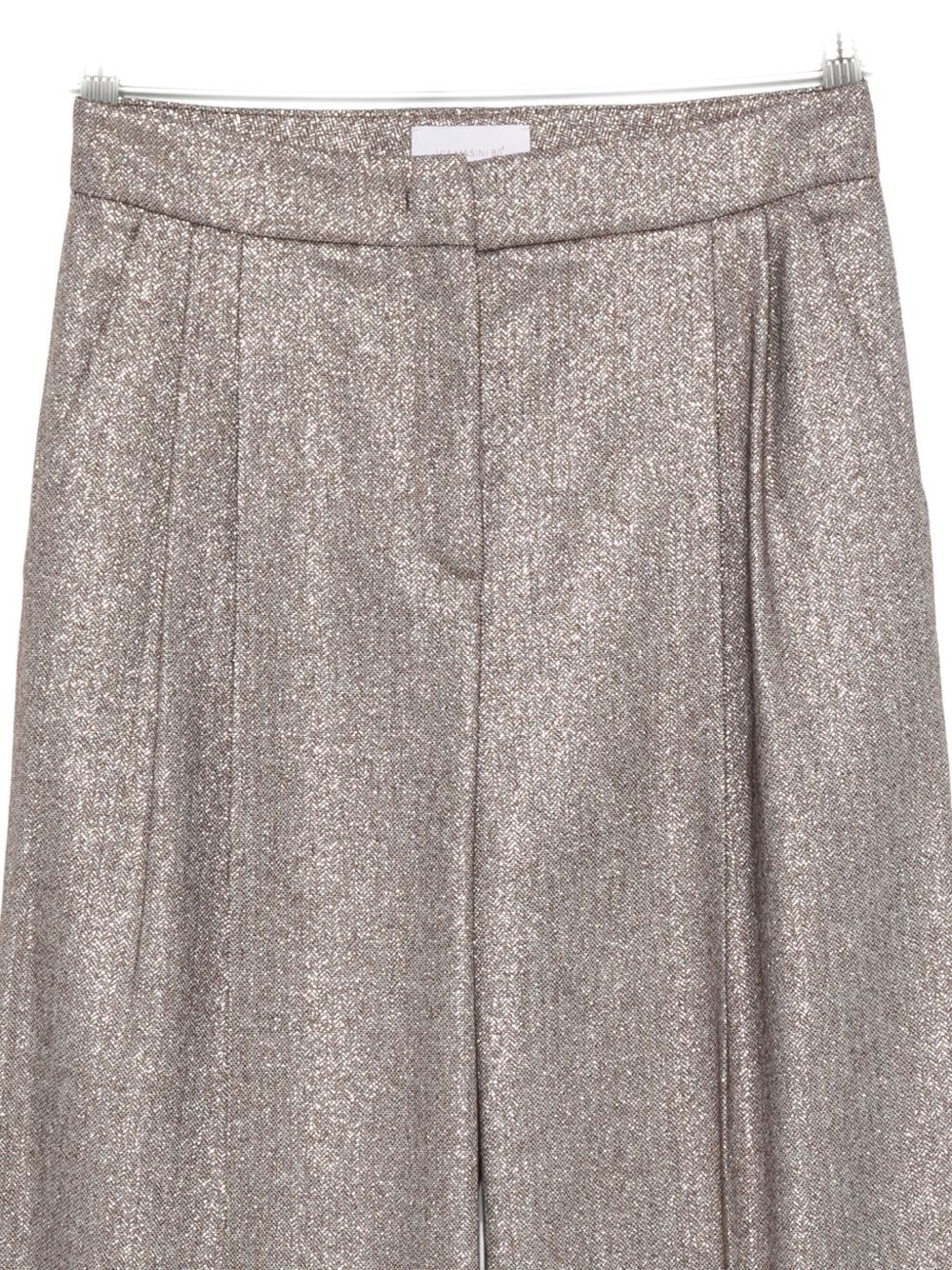 Via Masini 80 Wool Trousers In Brown