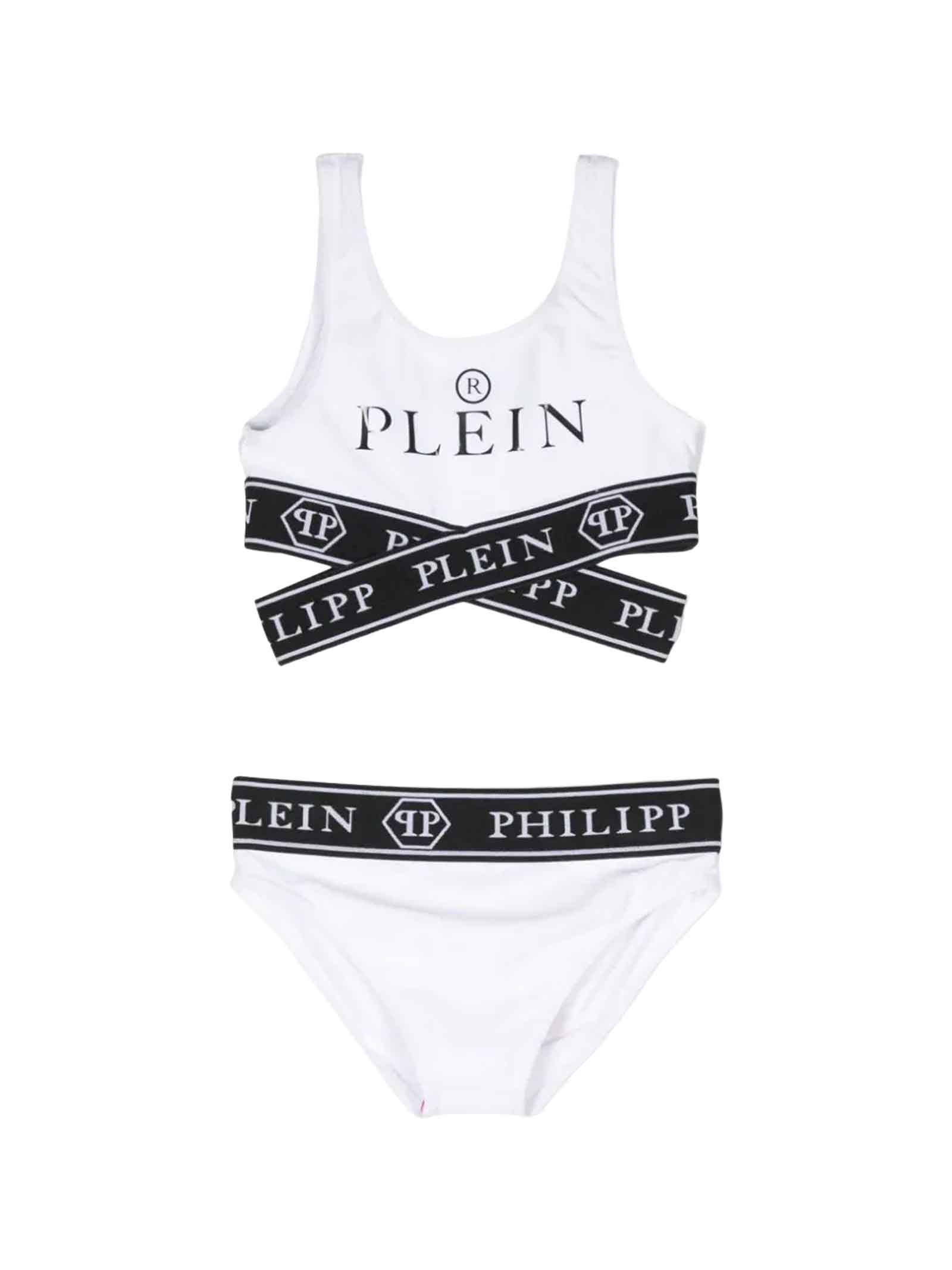 Philipp Plein Junior White Bikini Girl