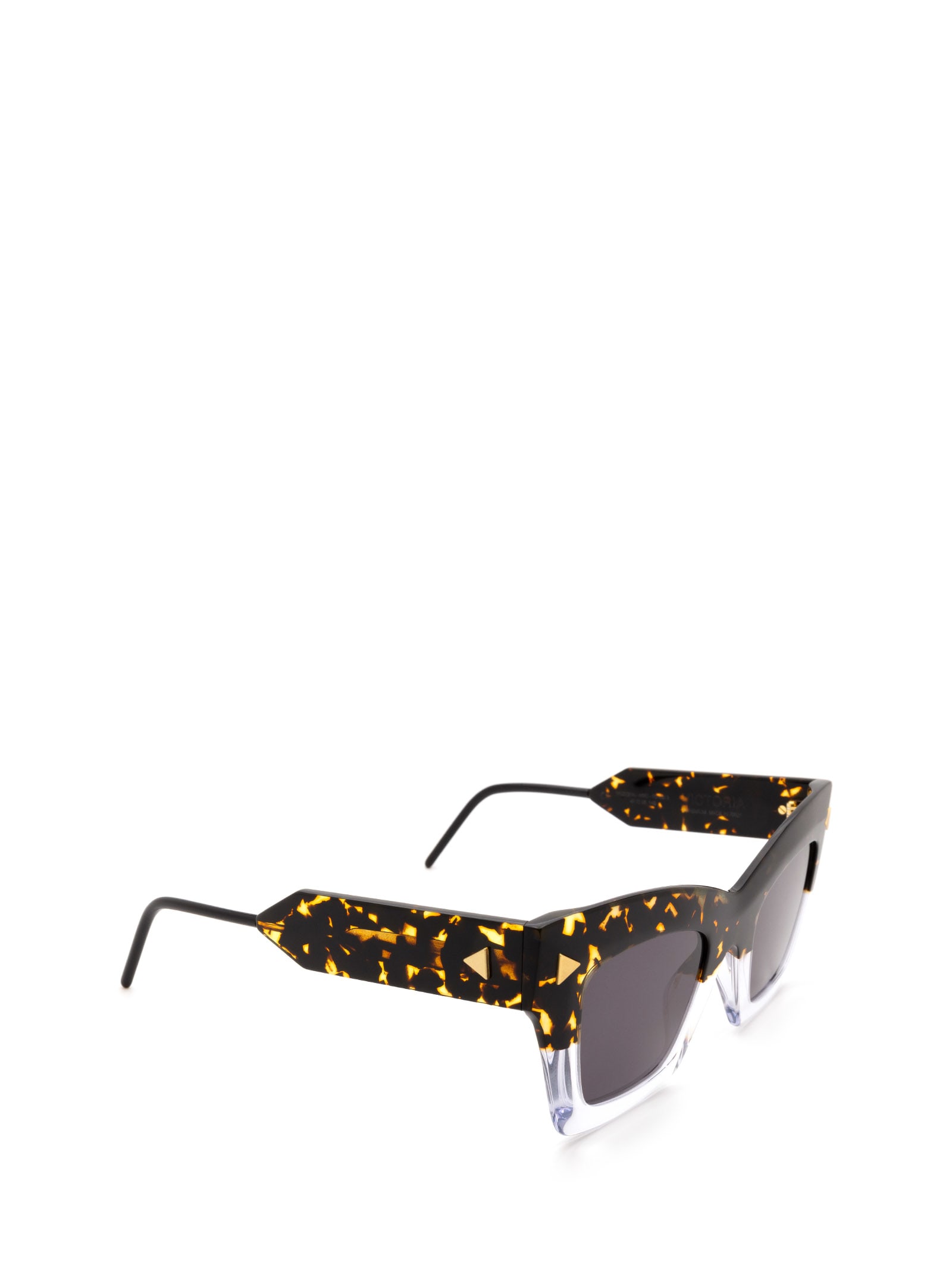 Shop Soya Victoria Shiny Havana & Crystal Sunglasses
