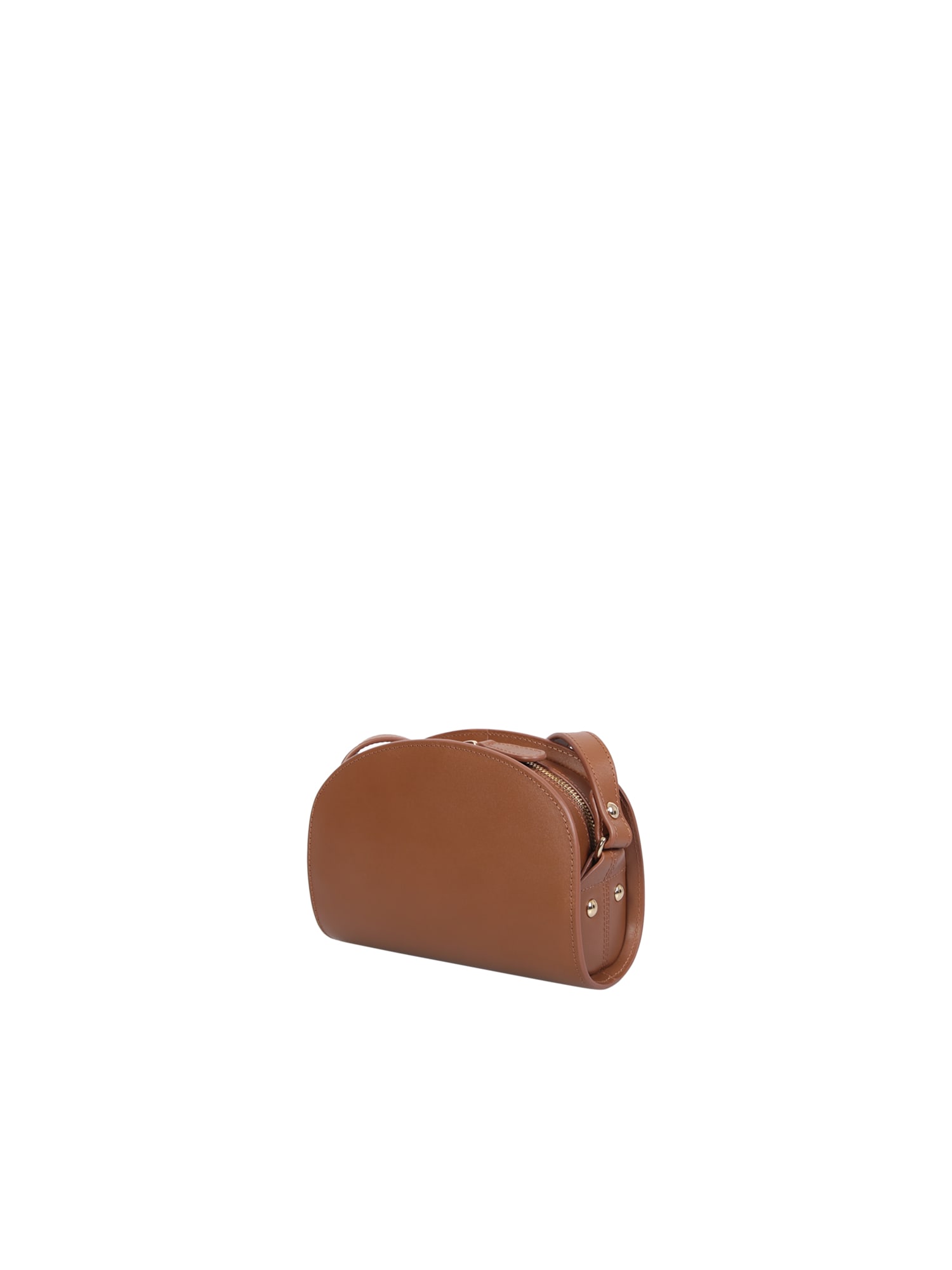 NWT APC France Demi-lune Mini Calfskin Crossbody Handbag Pink
