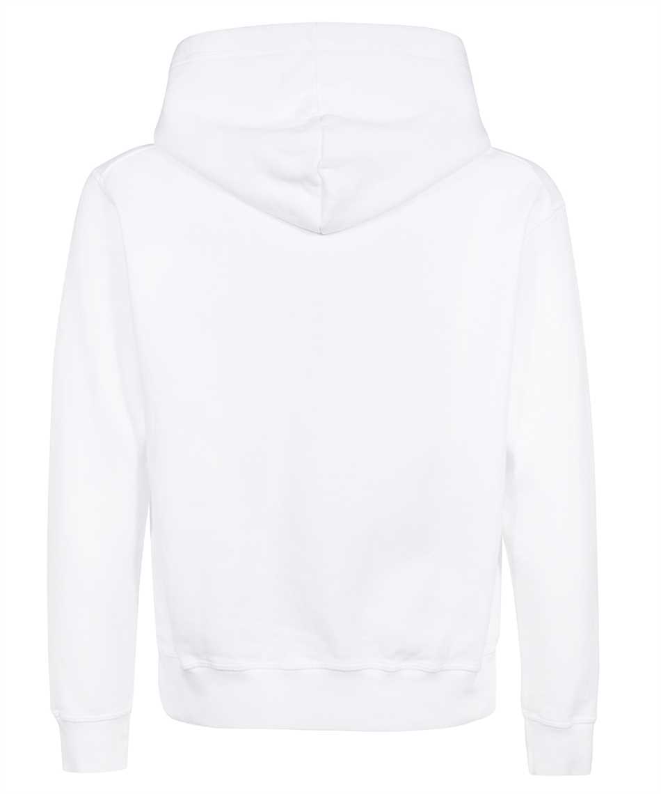 Shop Dsquared2 Icon Cotton Hoodie In White