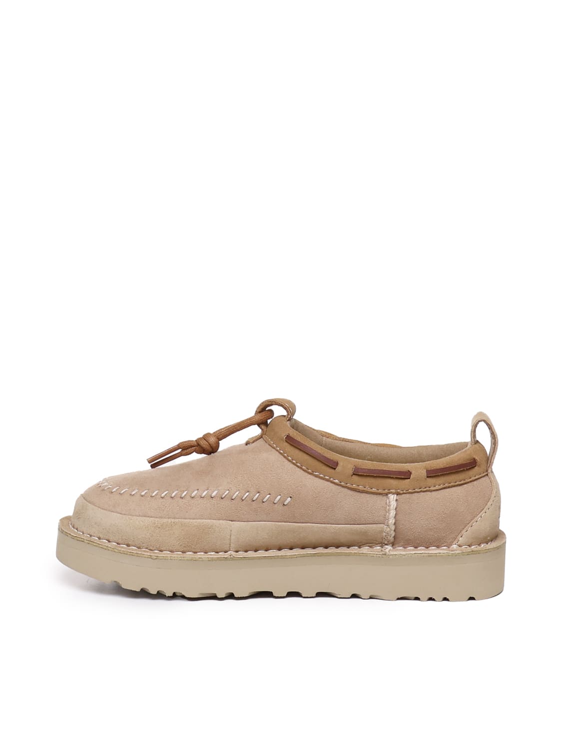 Ugg Tasman Regenerate Sheepskin Slippers In Beige