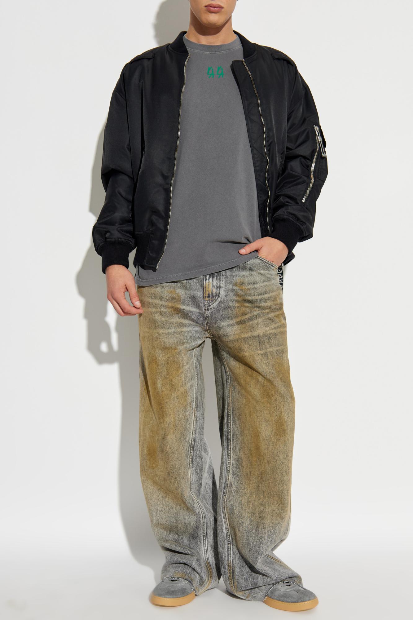 44 Label Group T-shirt With Logo In Gray