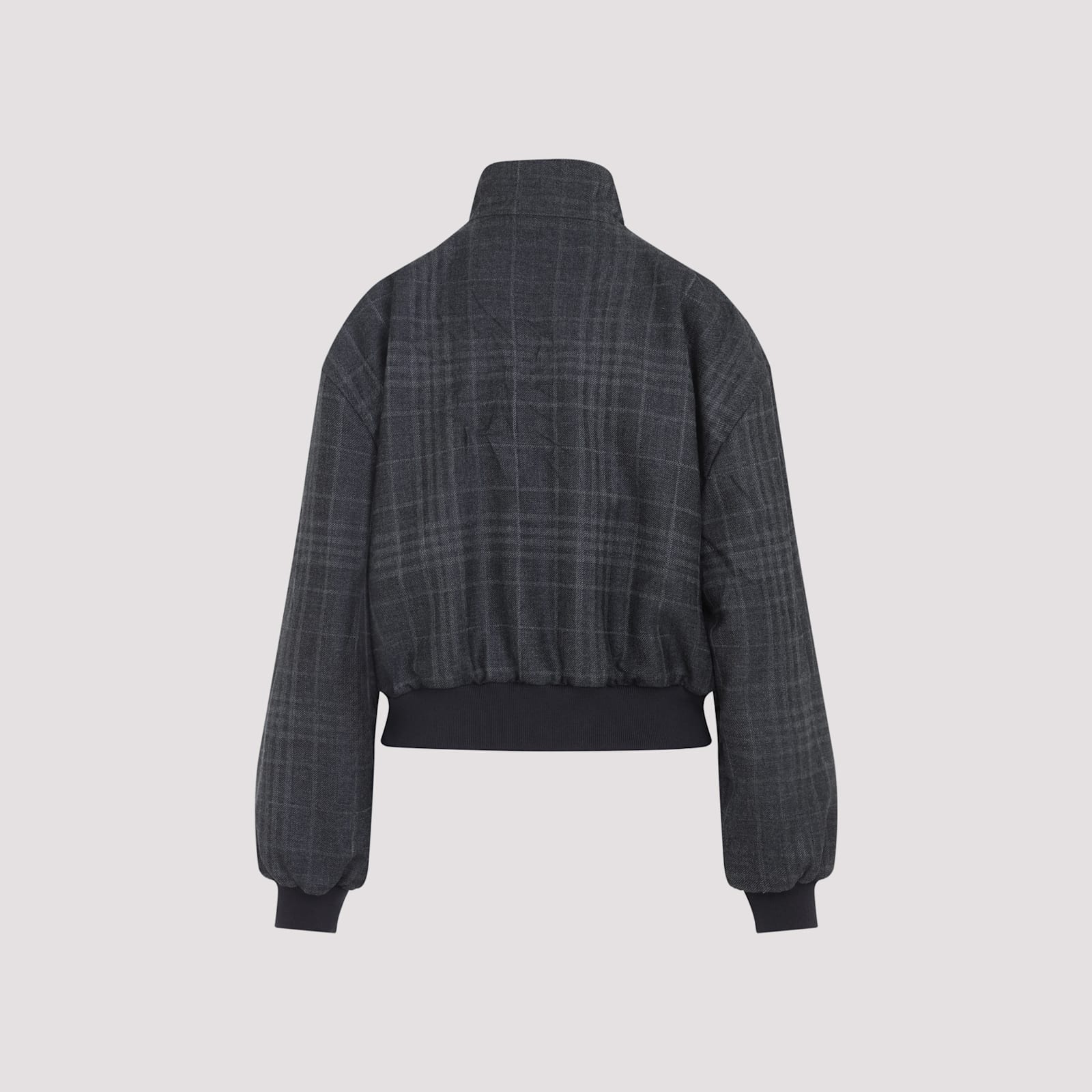 Balenciaga Reversible Bomber Jacket In Gray