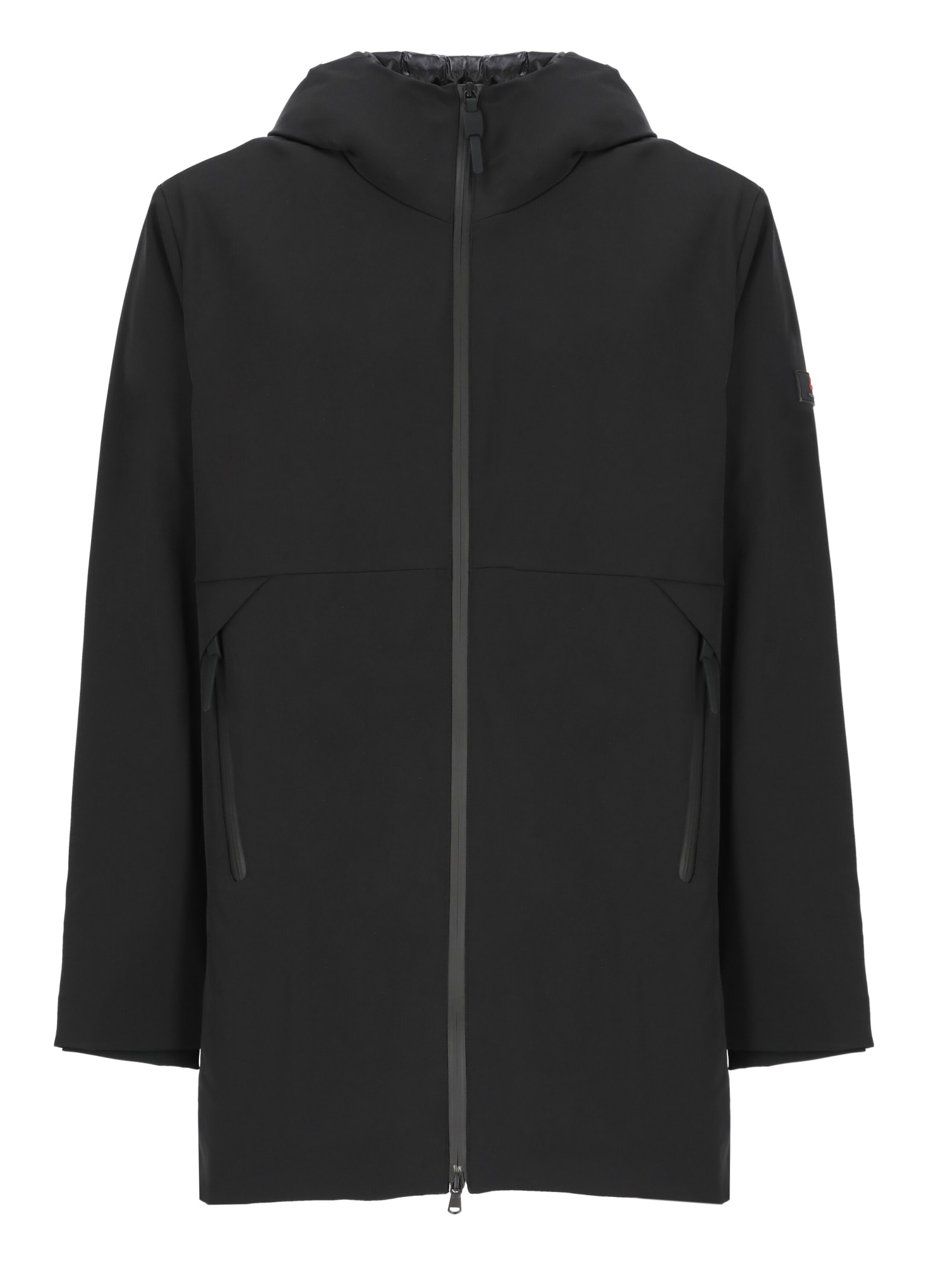 Shop Peuterey Metide Padded Parka In Black