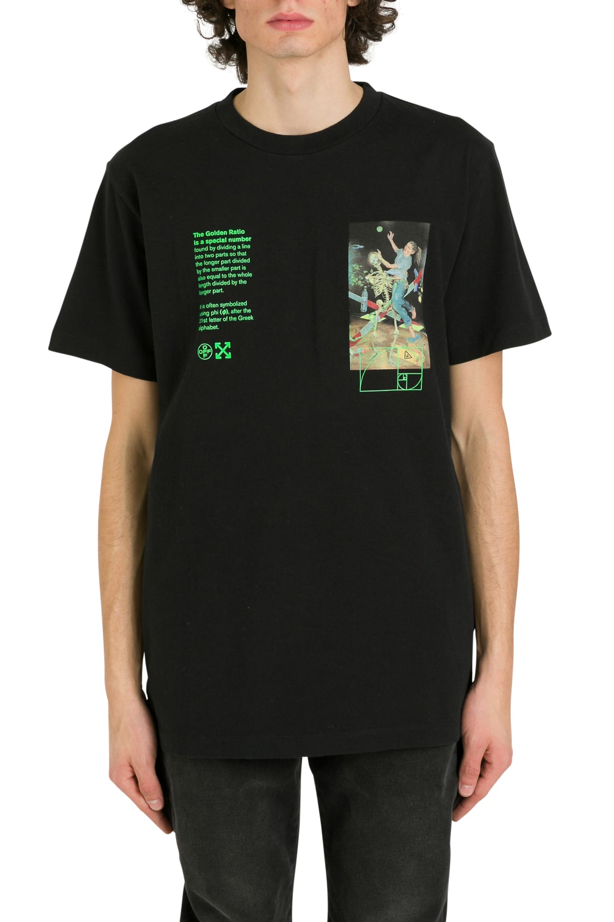 OFF-WHITE PASCAL PAINTING PRINTED T-SHIRT,11212581