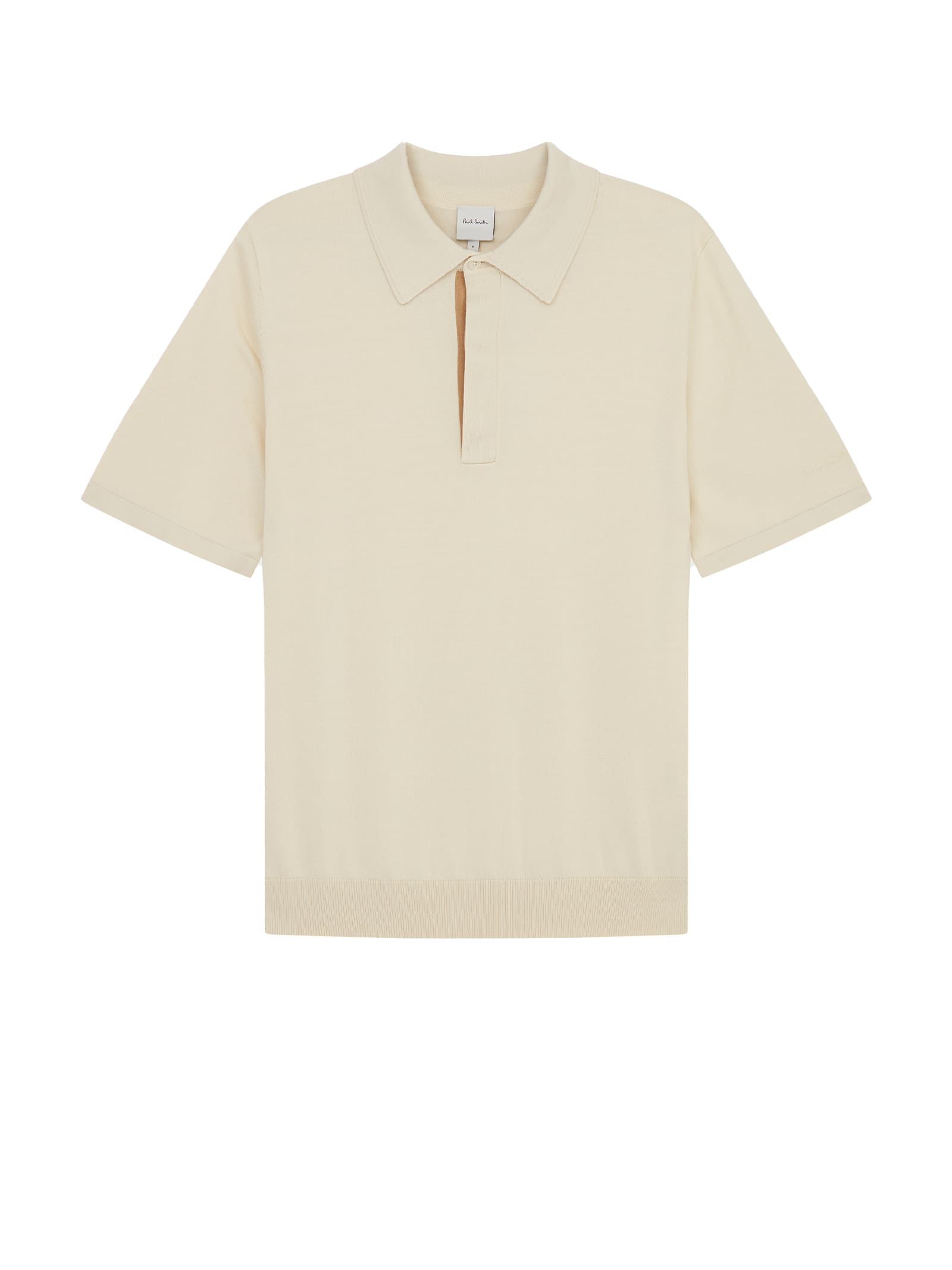 White Short-sleeved Polo Shirt