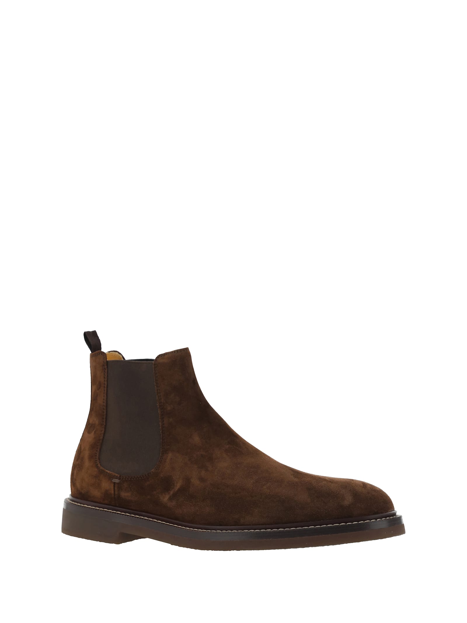 Shop Brunello Cucinelli Ankle Boots In Mustang