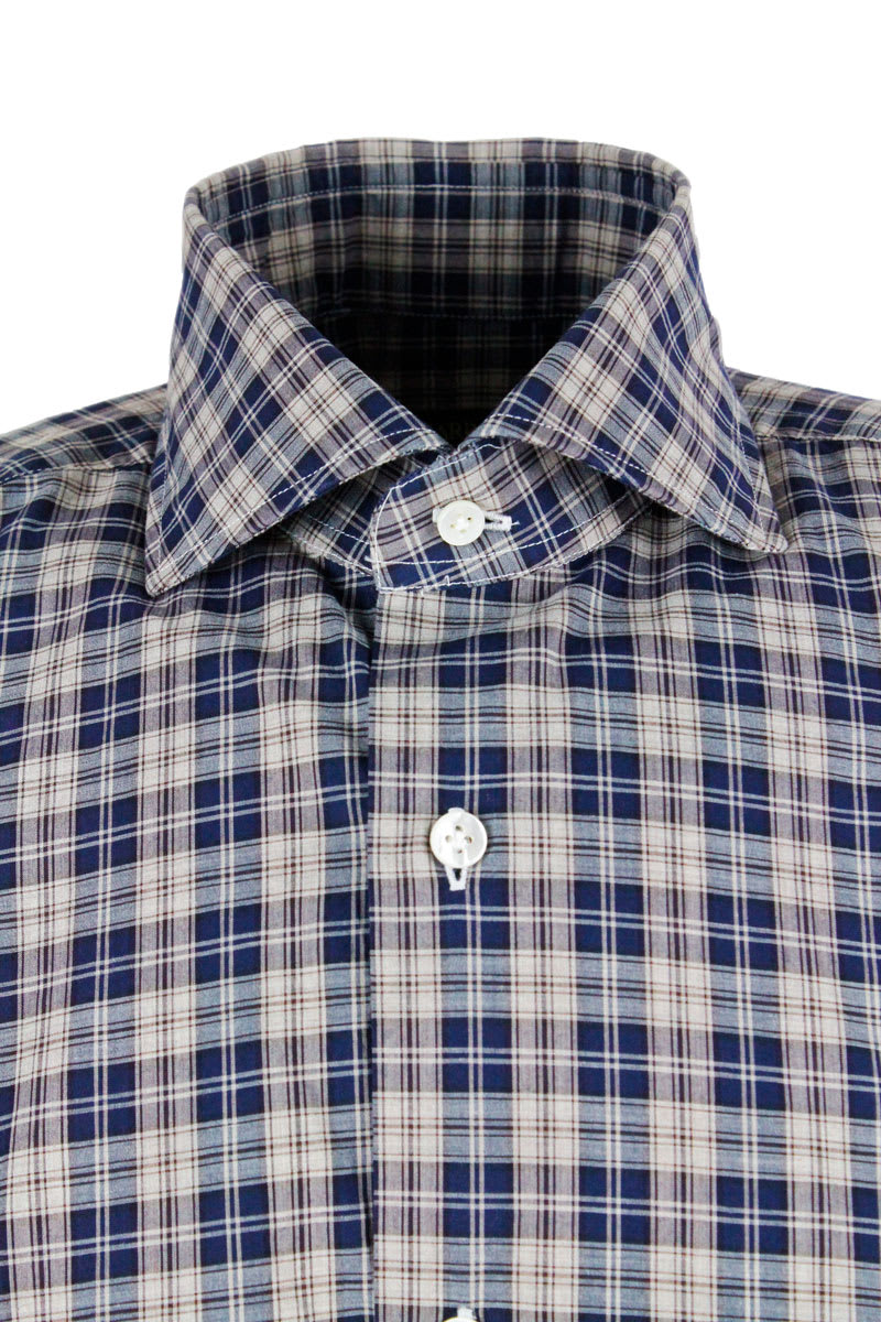 Shop Barba Napoli Shirt In Blue