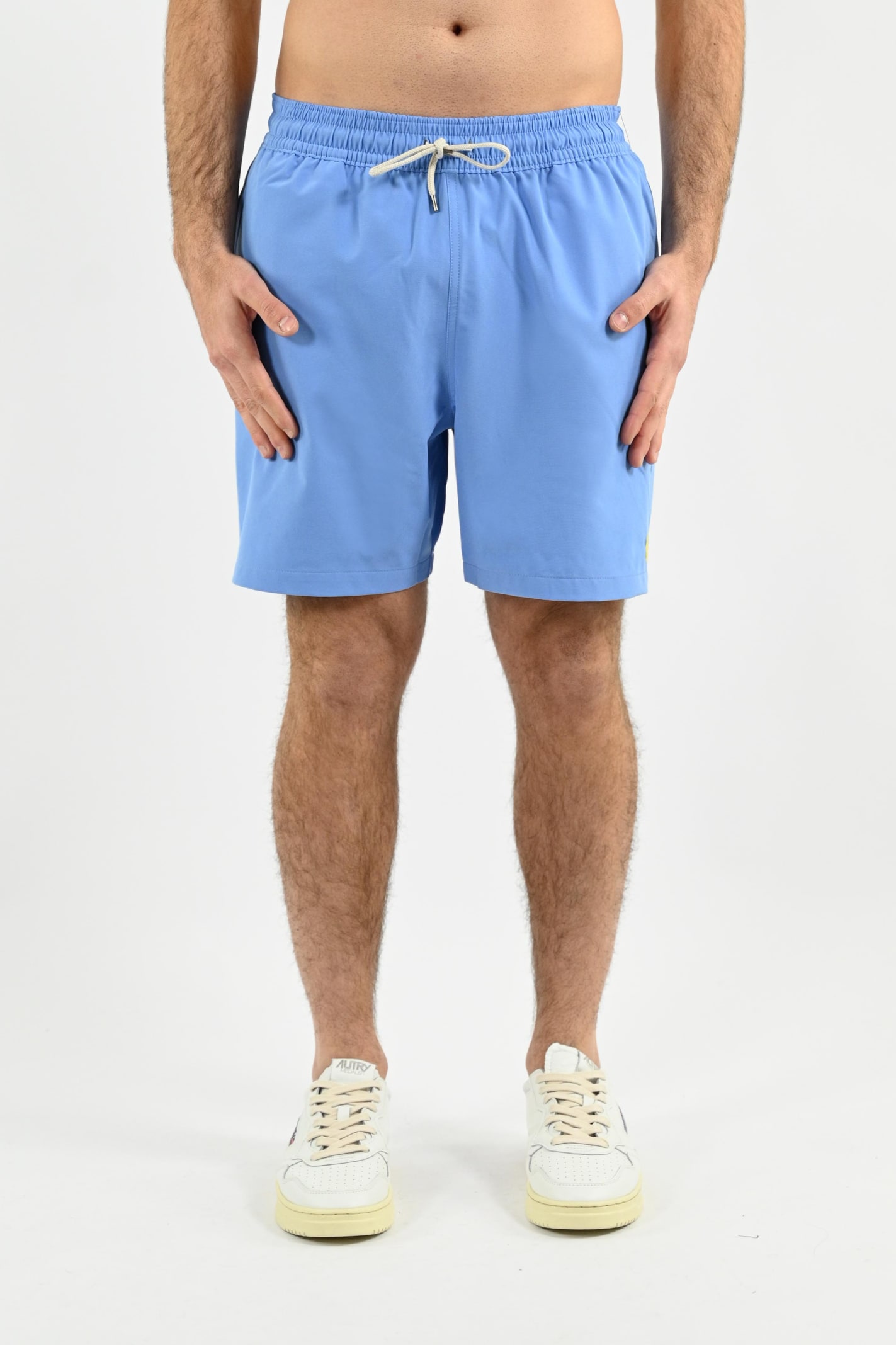 Polo Ralph Lauren Drawstring Swim Shorts In Blu