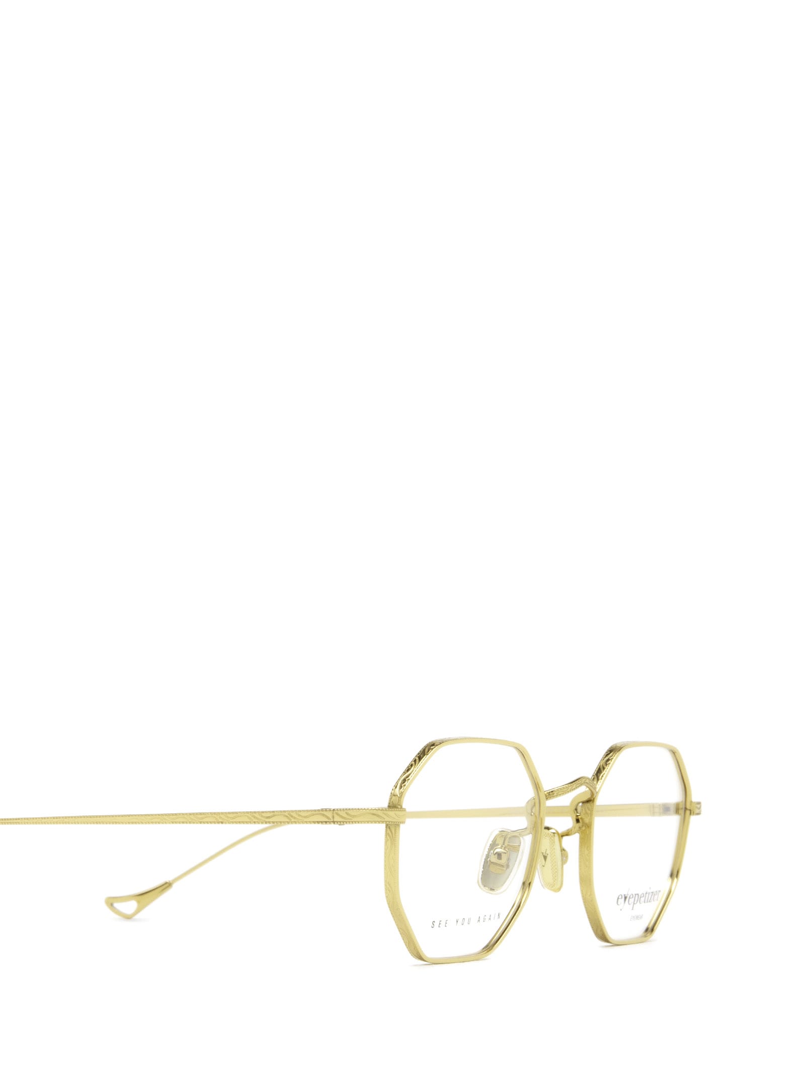 Shop Eyepetizer Hort Opt Gold Glasses