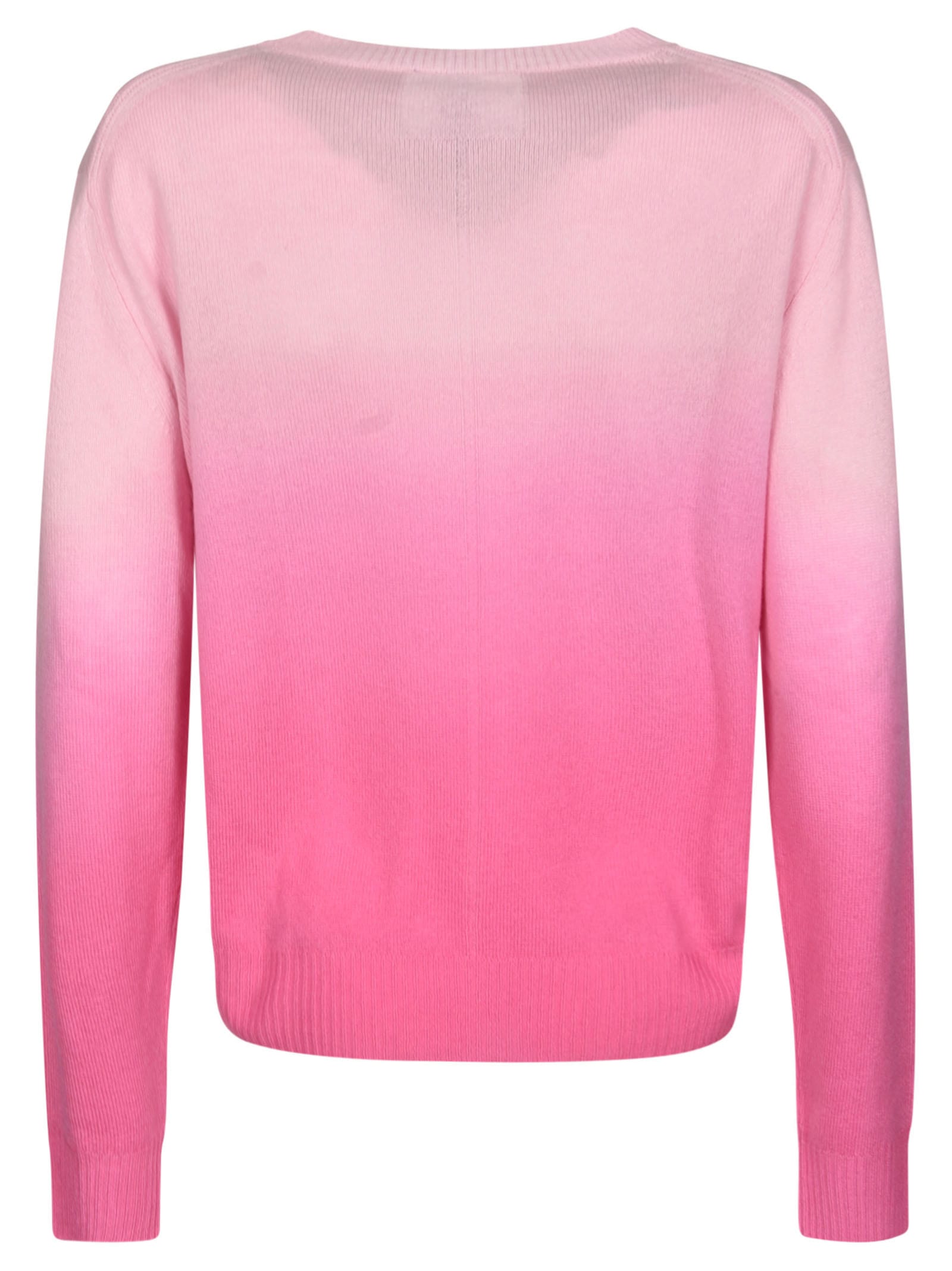 Shop No Name Round Neck Sweater In Pink