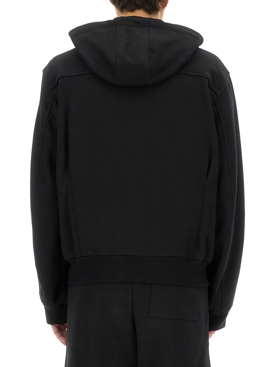Dries Van Noten 02800-harrine Emb 1610 M.k.sweater - 100% Cotton Made In Turkey In Black