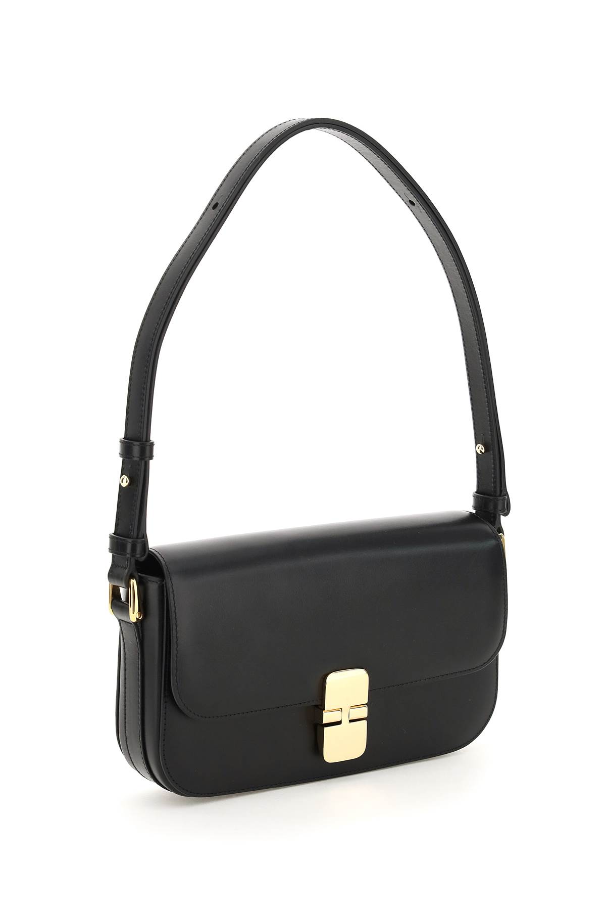 Shop Apc Grace Baguette Bag In Black