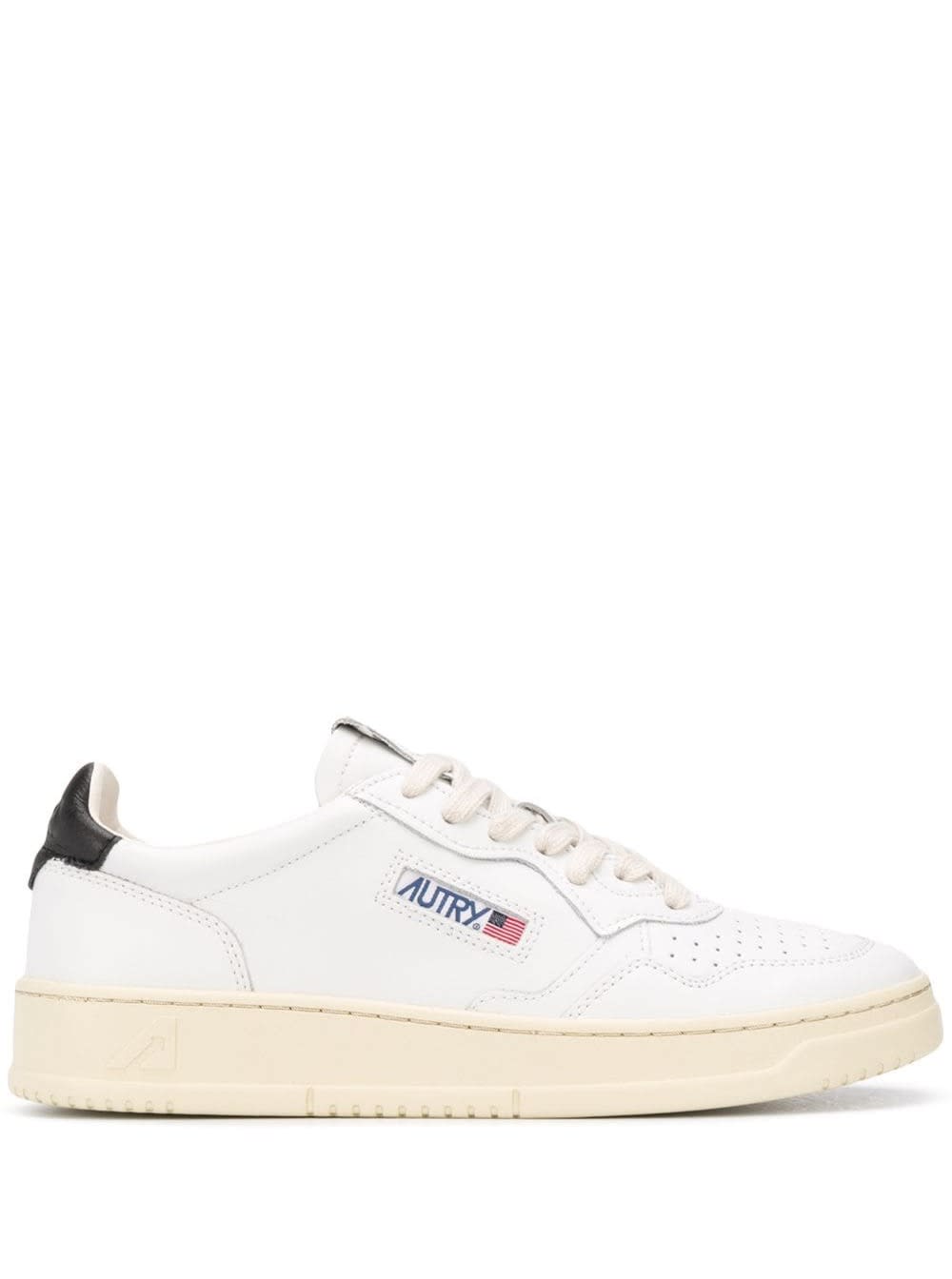 Autry Leather Sneakers With Contrasting Heel Tab