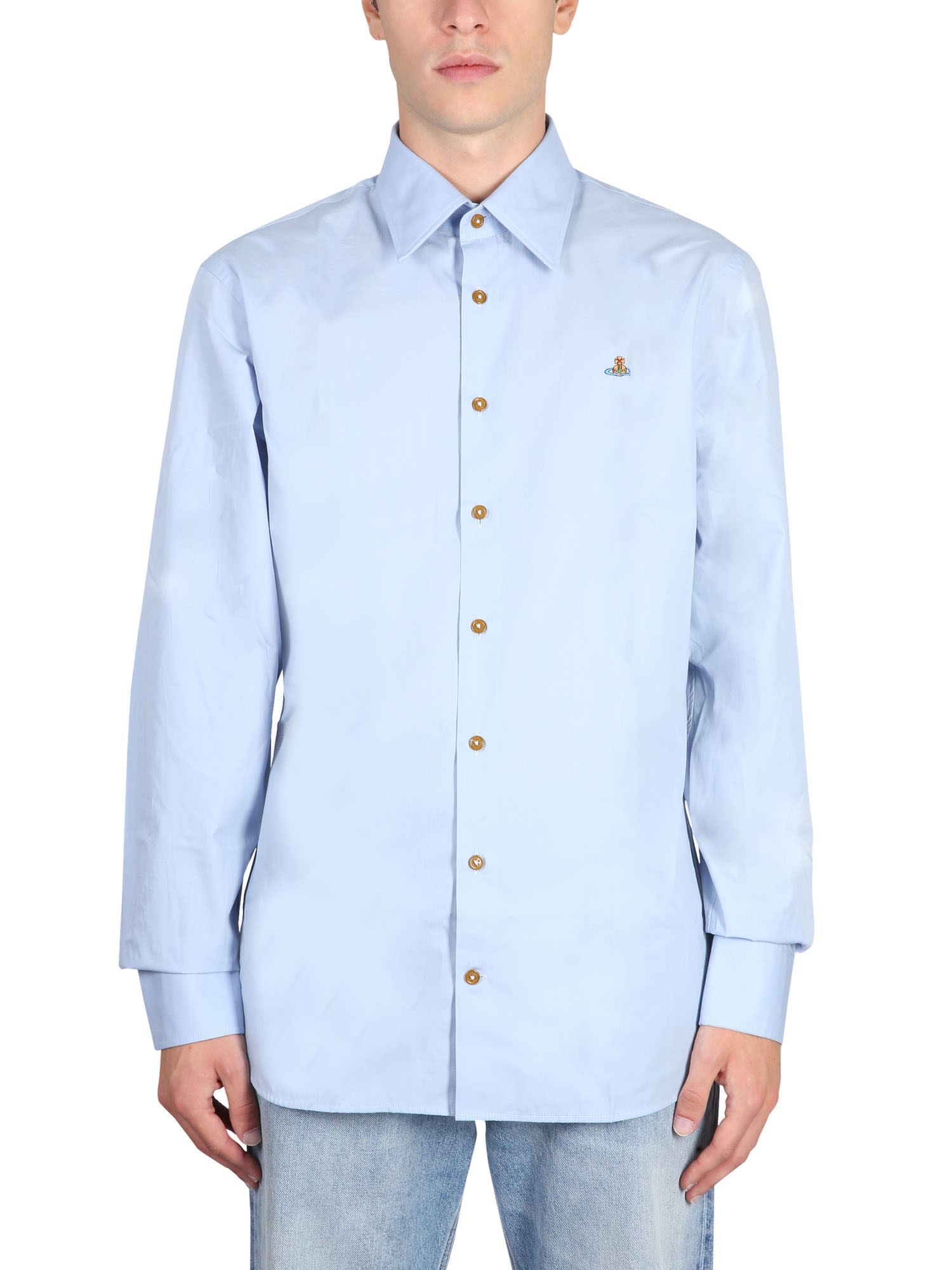 Vivienne Westwood Shirt With Orb Embroidery
