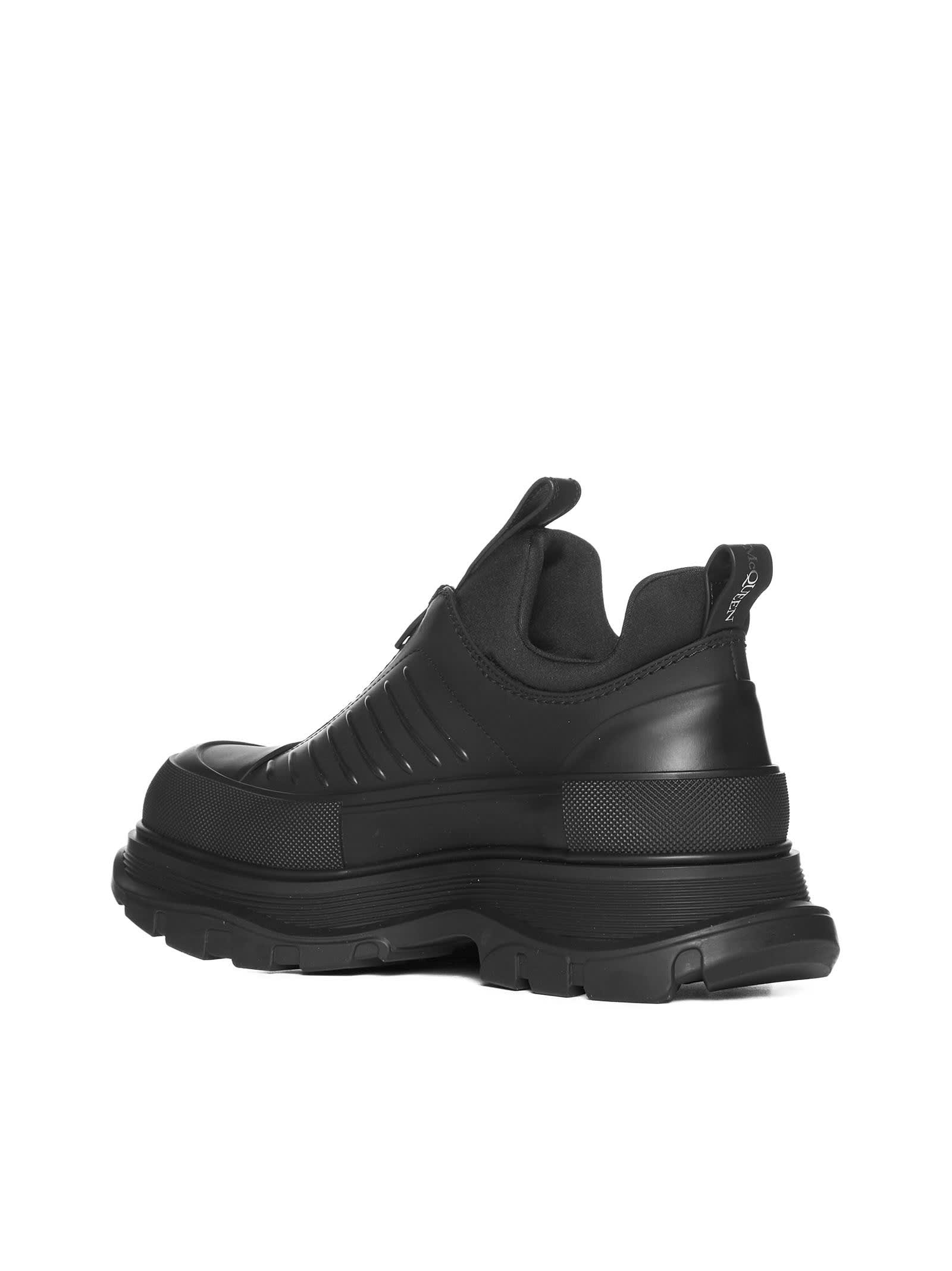 Shop Alexander Mcqueen Sneakers In Black Black