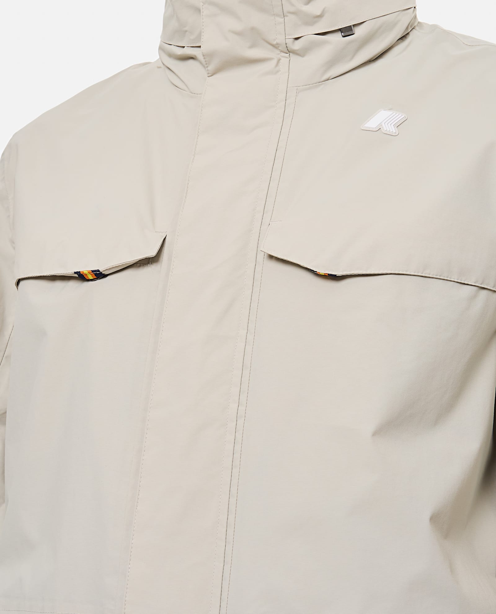 K-way Manuel Ottoman Jacket In Beige