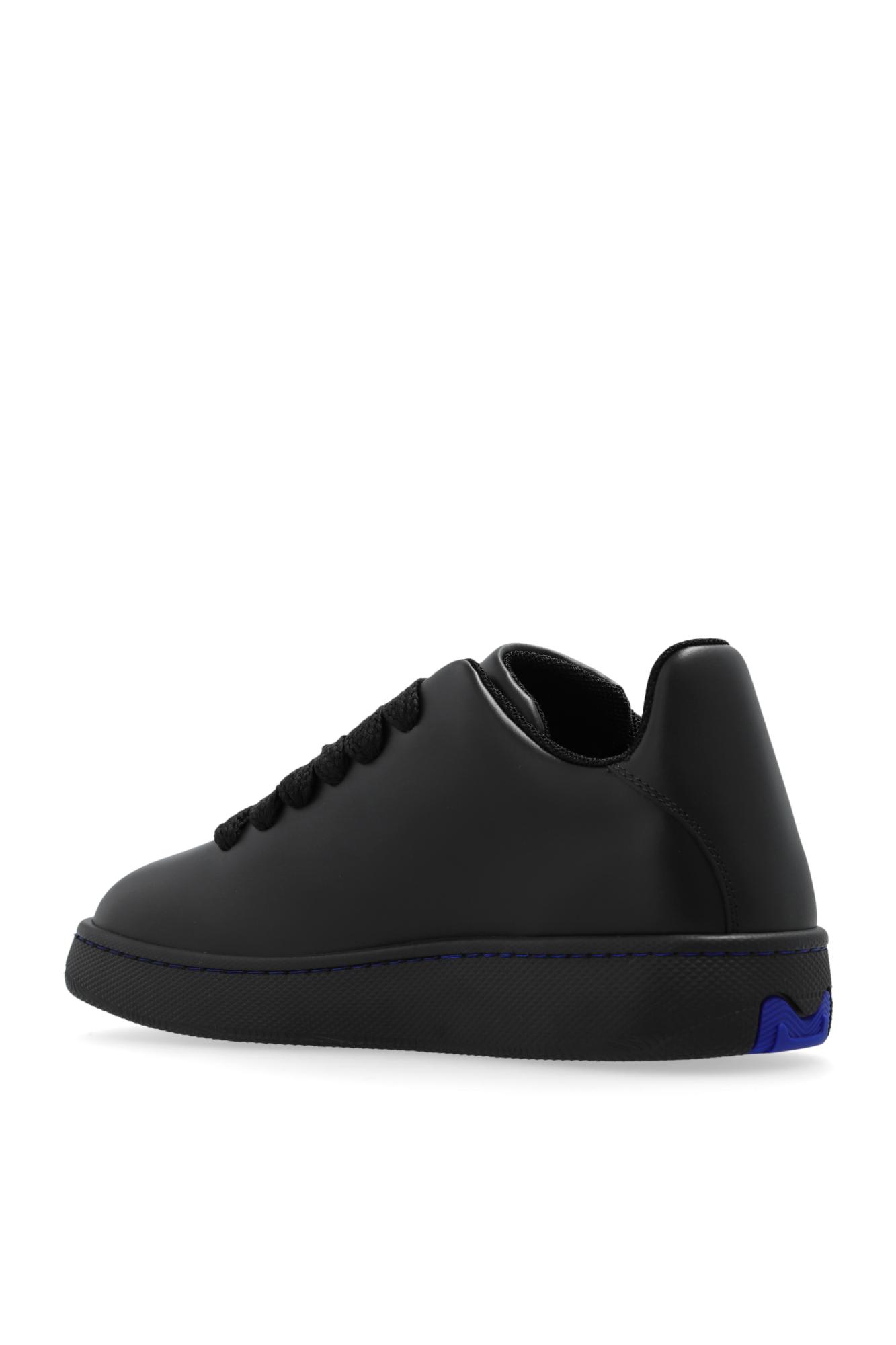 Shop Burberry Box Sports Shoes In Black