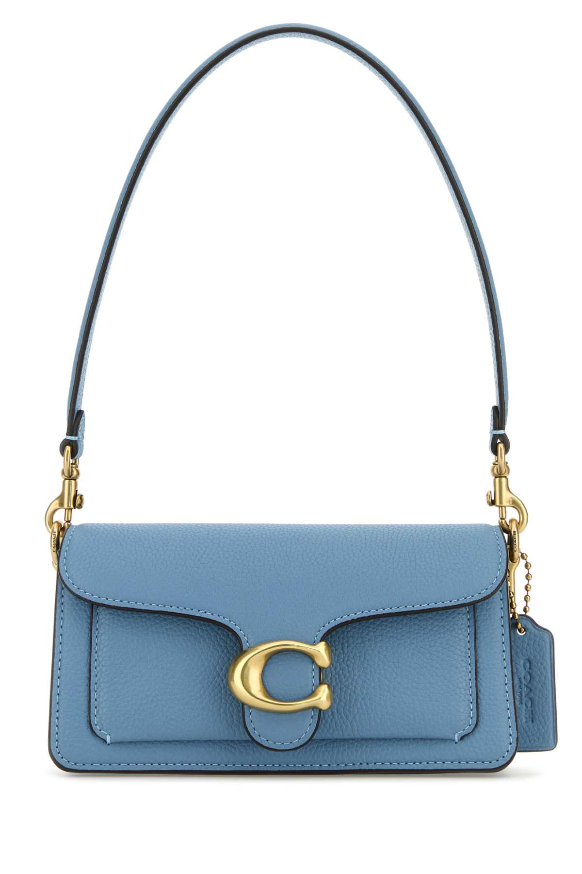 Cerulean Blue Leather Tabby 20 Shoulder Bag
