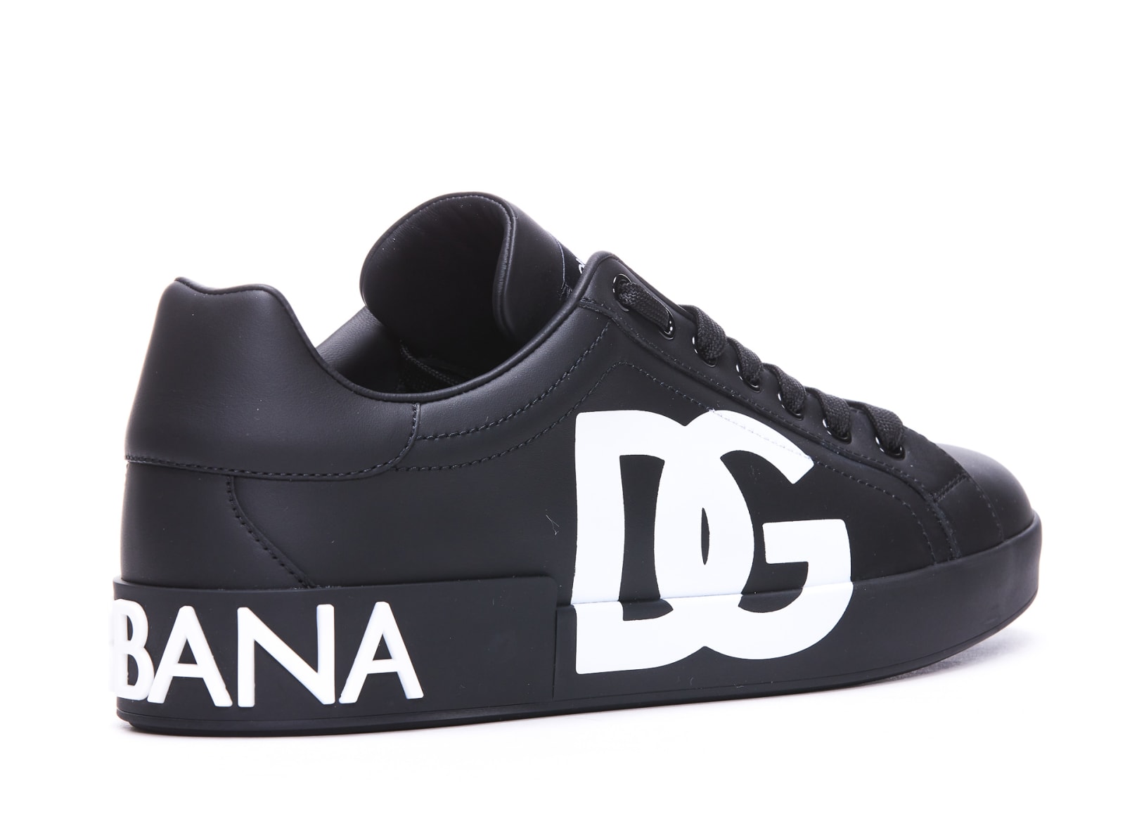 Shop Dolce & Gabbana Portofino Sneakers In Black