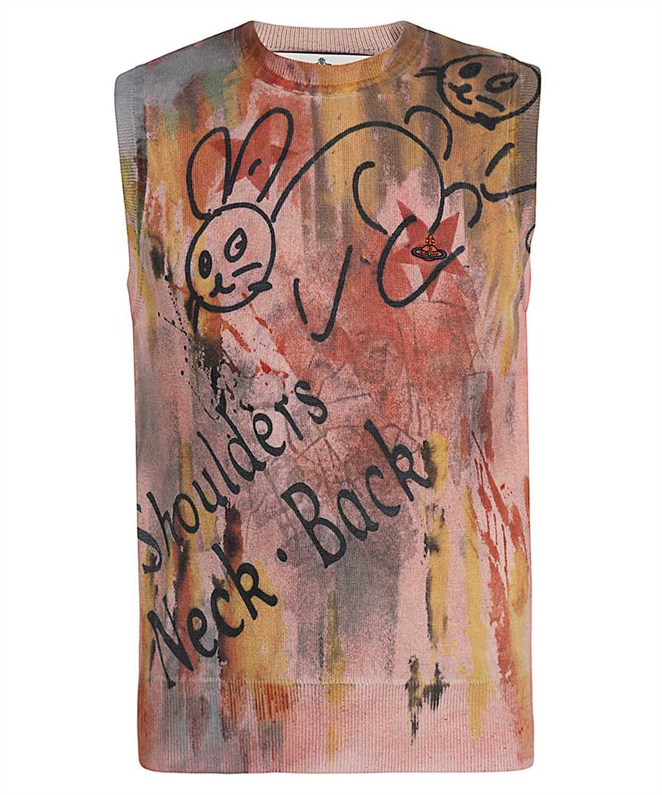 Vivienne Westwood Knitted Vest In Multi