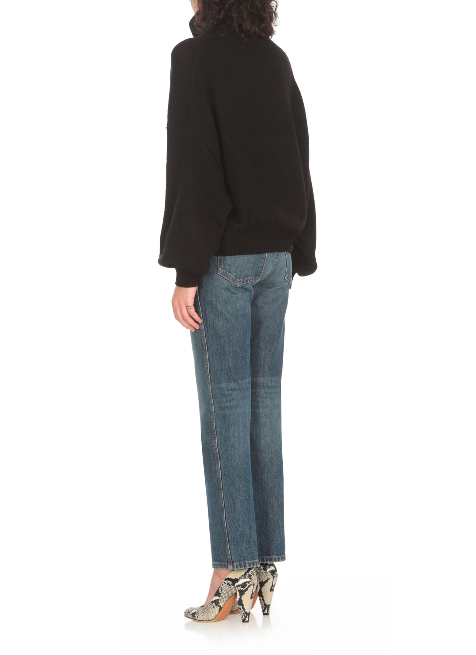 Shop Khaite Cashmere Jumper In Black