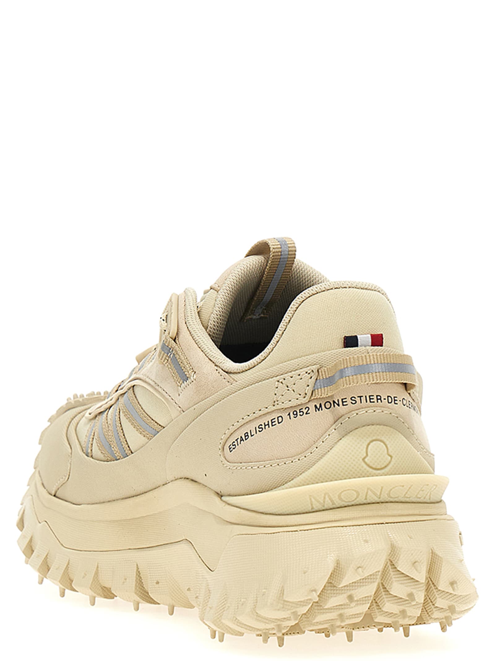 Shop Moncler Trailgrip Gtx Sneakers In White