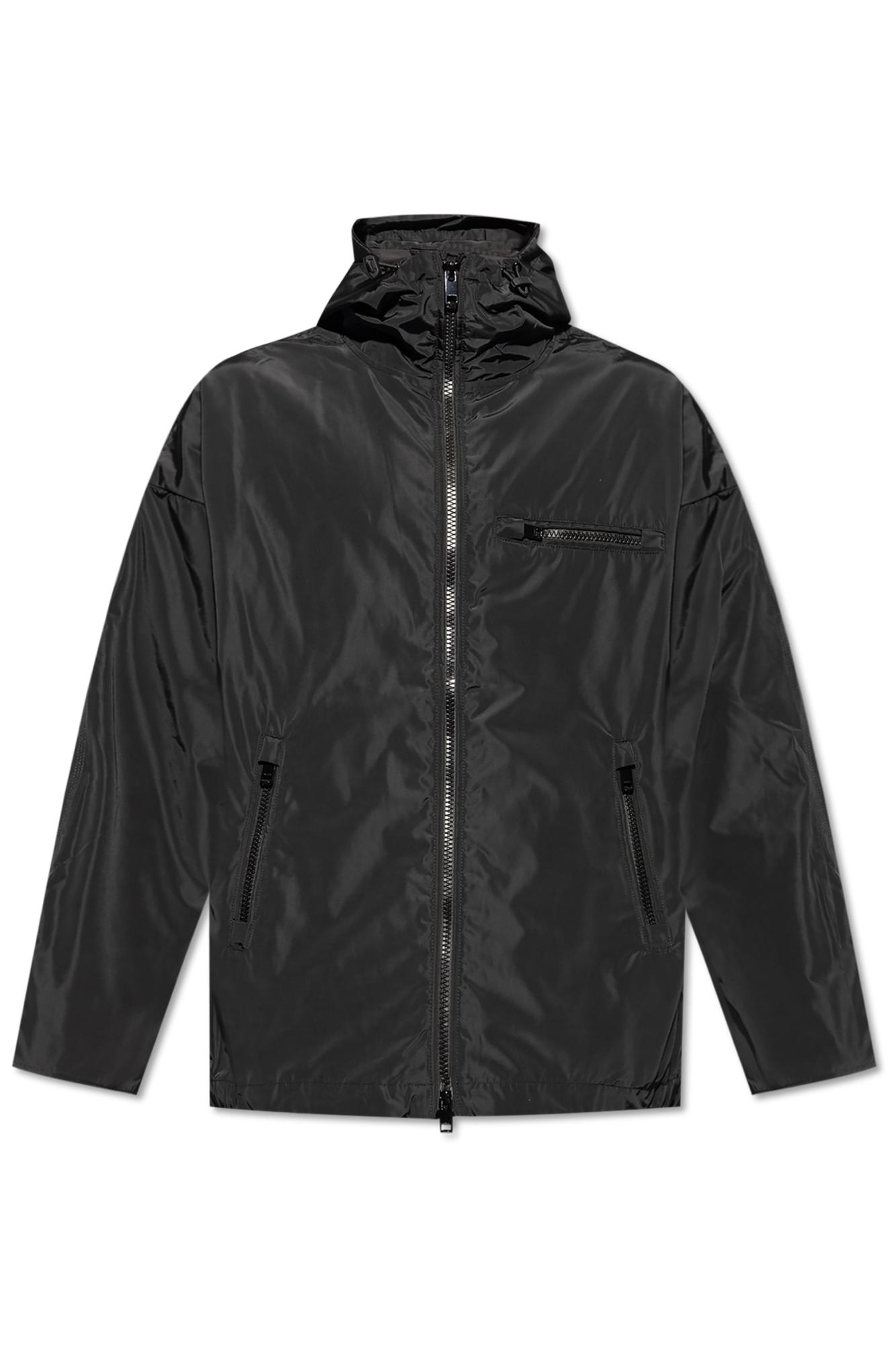 Shop Diesel `j-hostend` Jacket In Nero