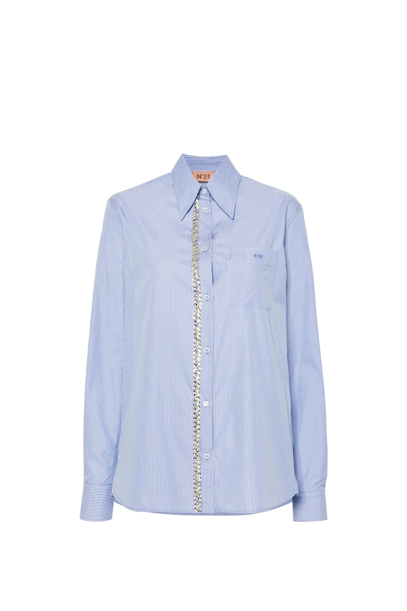 Shop N°21 Shirt In Clear Blue