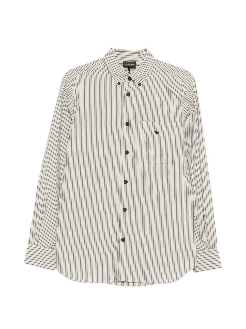 Emporio Armani Striped Cotton Shirt