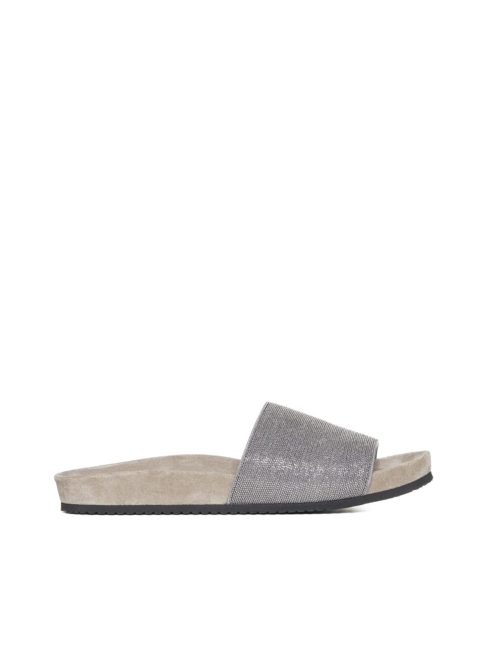 Brunello Cucinelli Sandals In Gray