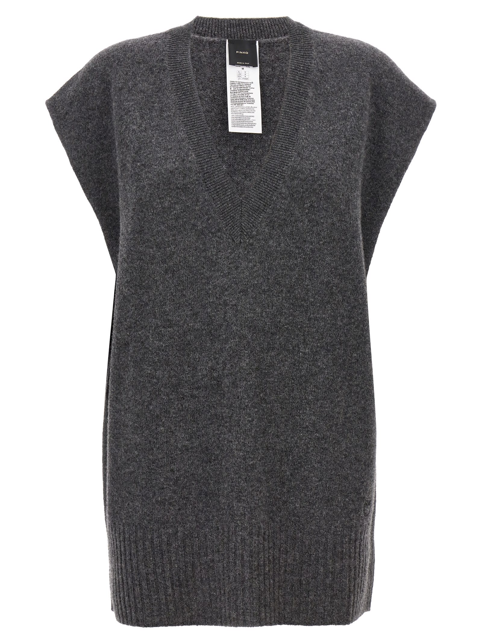 Shop Pinko Disciplinare Vest In Gray