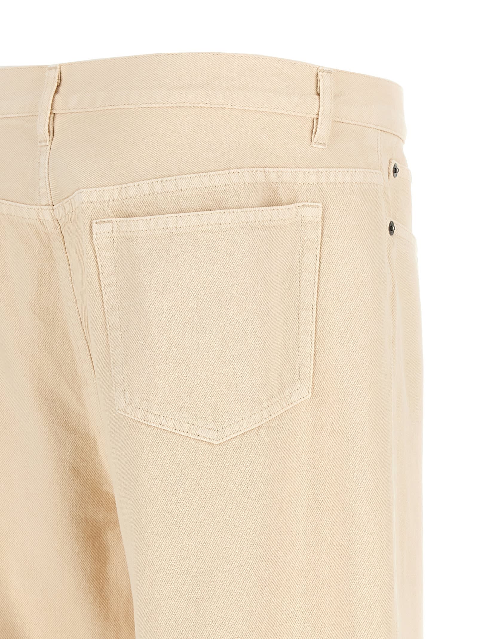 Shop Apc Martin Jeans In Beige