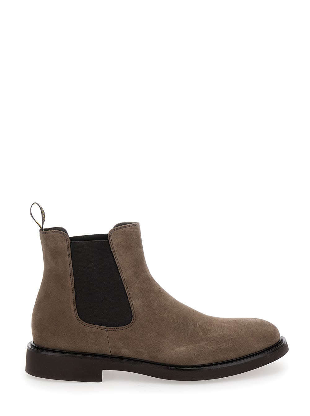 beatles Brown Chelsea Boots In Suede Man