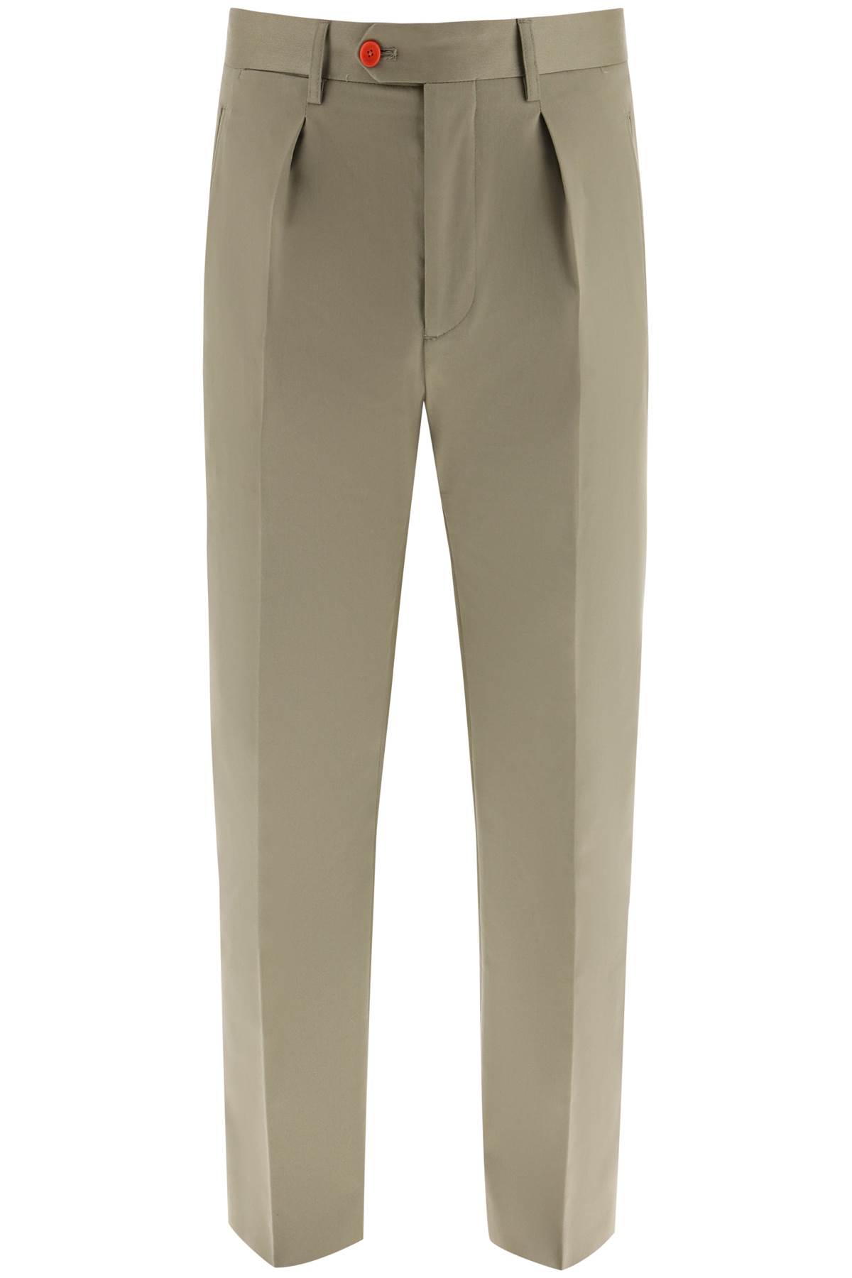 Etro Tailored Cotton Pants With Side Bands