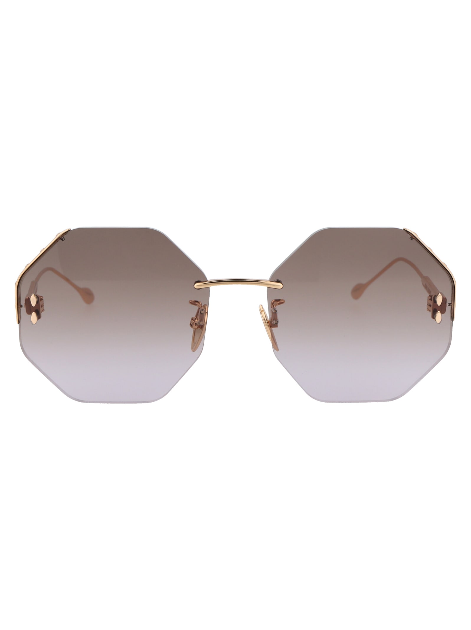 Shop Isabel Marant Im 0080/s Sunglasses In 000qr Rose Gold